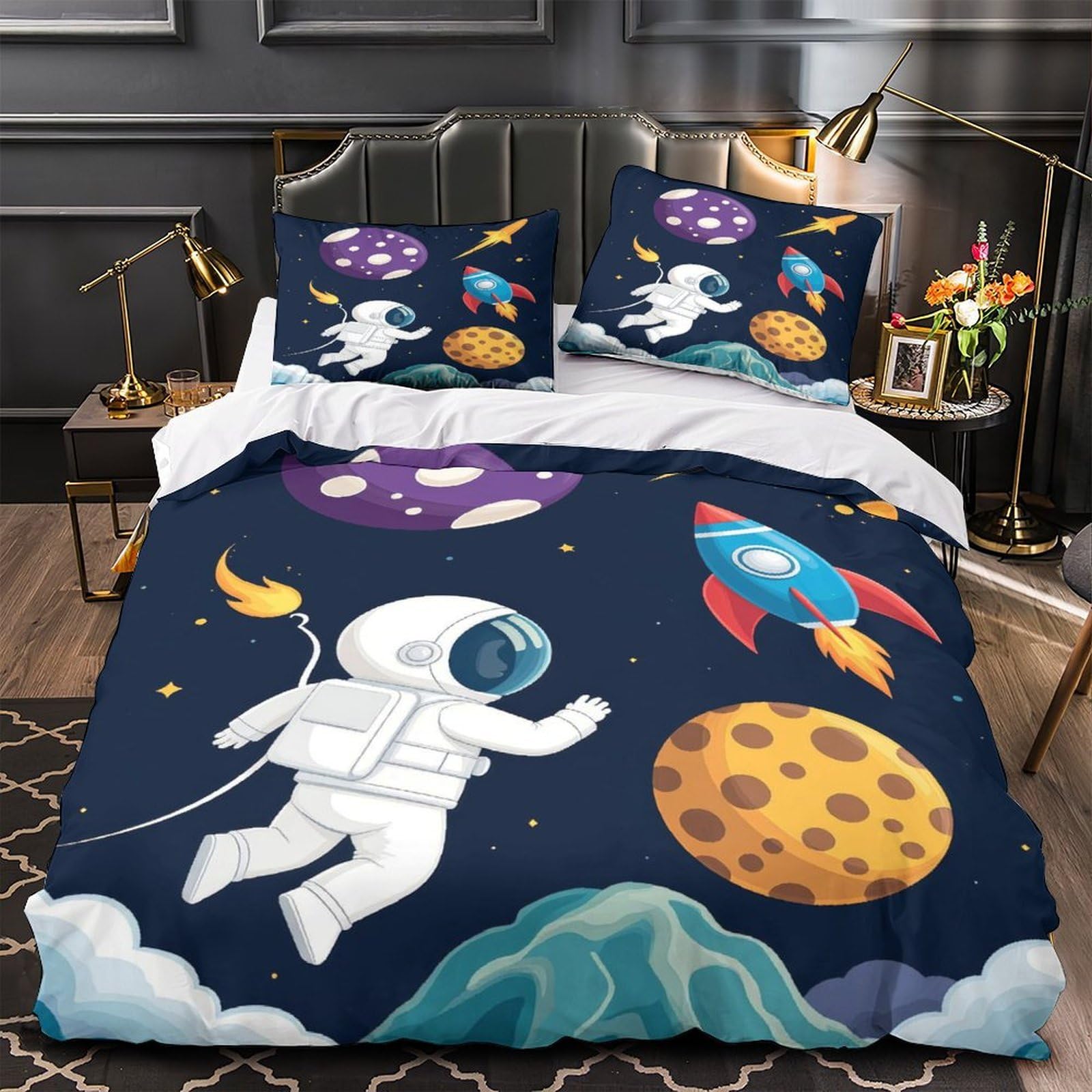 Housse de Couette Fourmi 3D finie les nuits agitées avec cette parure de lit microfibre zippée