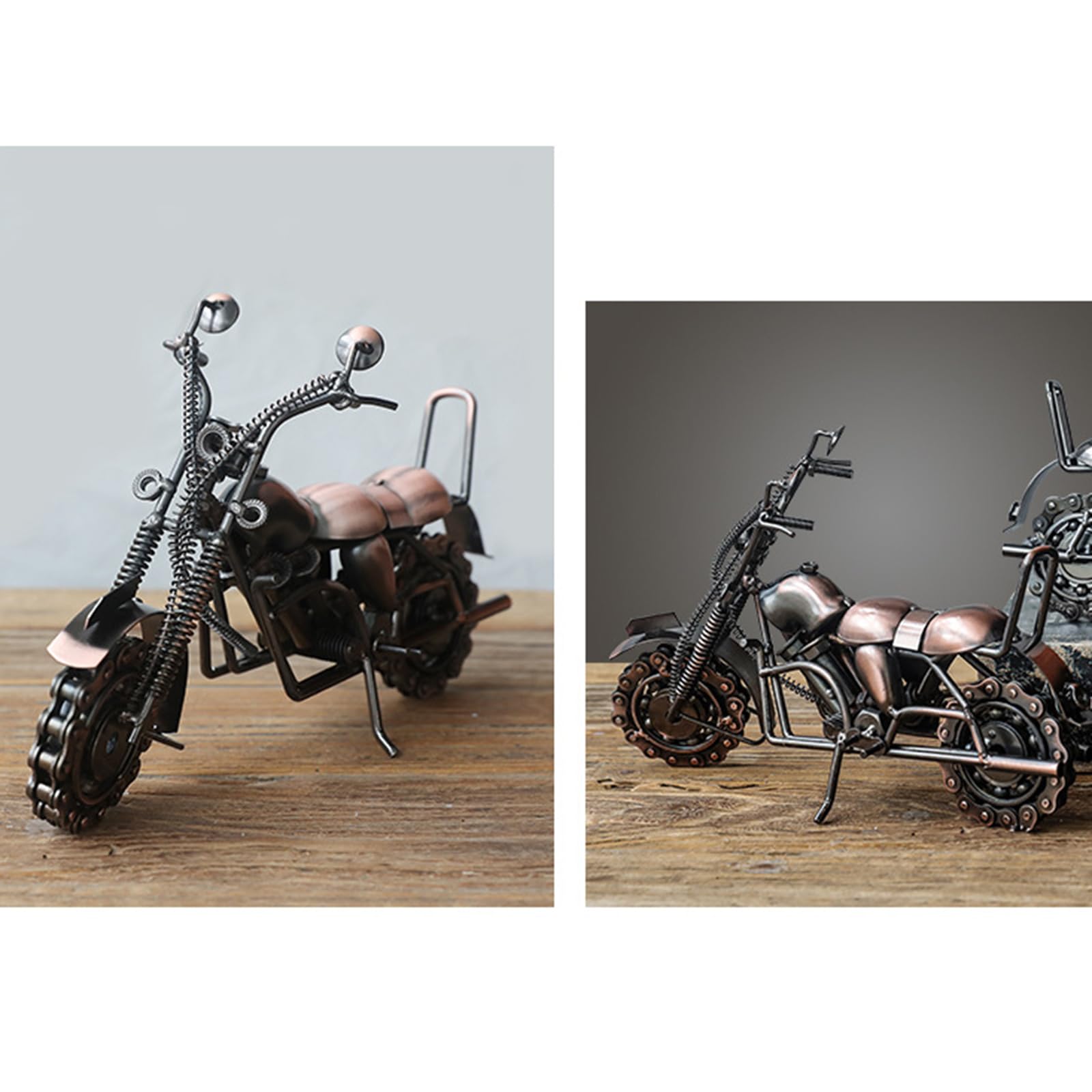 置物バイク　置物オートバイ Amazon.co.jp: [SSUPTEMBER2] オートバイ バイク レトロ 置物 鋳鉄製