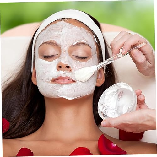 Miniatura 7 de Cabilock Juego de cuencos de barro facial de vidrio 10 cuencos de mezcla de belleza DIY cuencos de agitación transparentes herramienta de belleza