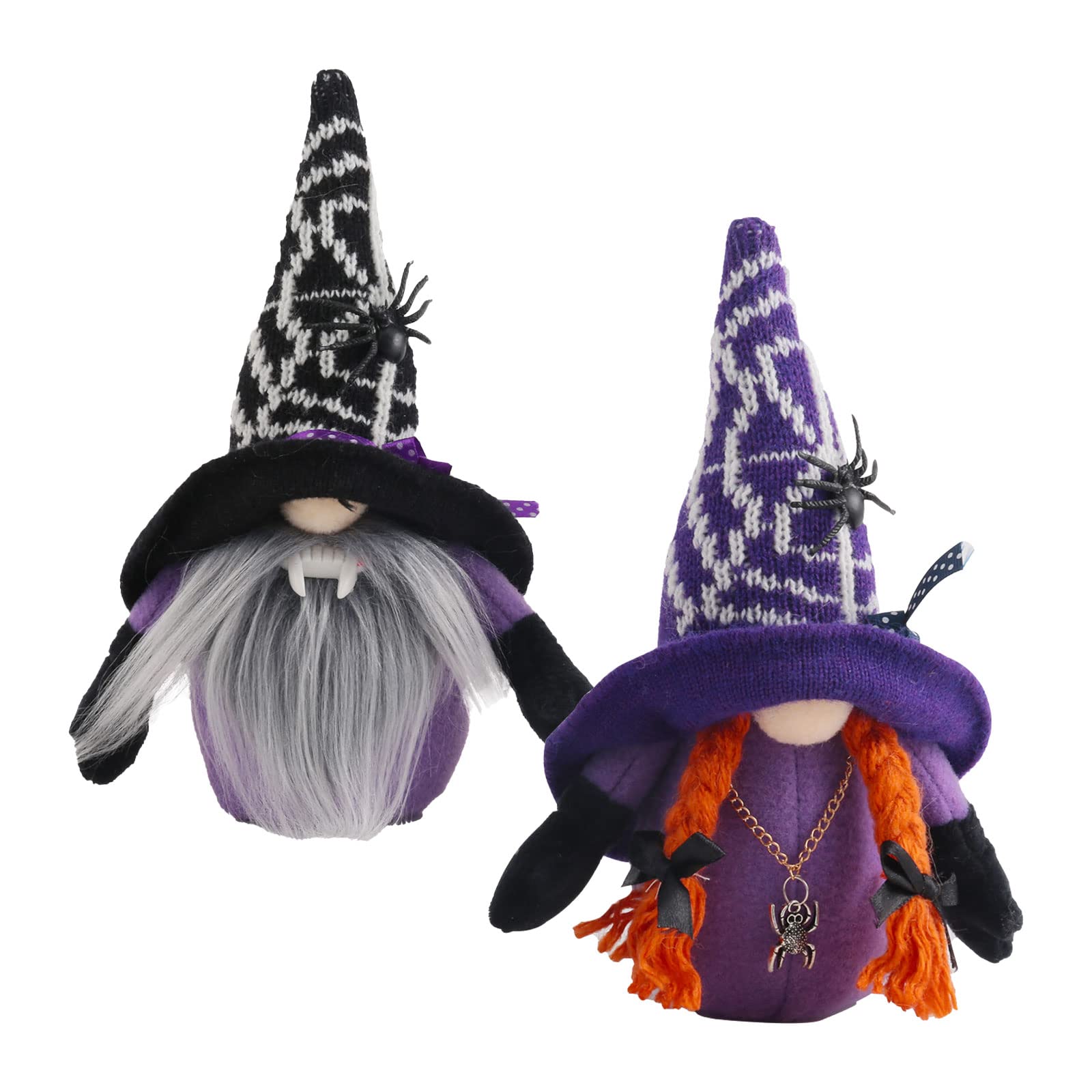 Gnomo Gonk De Halloween Sin Rostro - Decoración De Otoño Con Calabaza - Peluche Para Casa, Mesa O Estantería