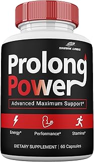 Prolong Power Capsules, Prolong Power Premium Formula, Maximum Strength Supplement Pills, Advanced Vitamin Capsules (1 Pack)