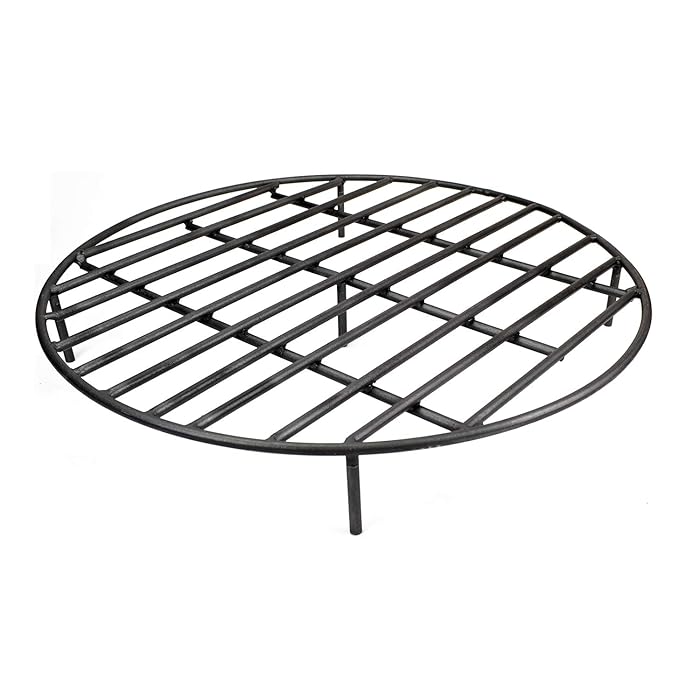 Buy HiFlame GR30 Round Fire Pit Firewood Grate with Five Removable
