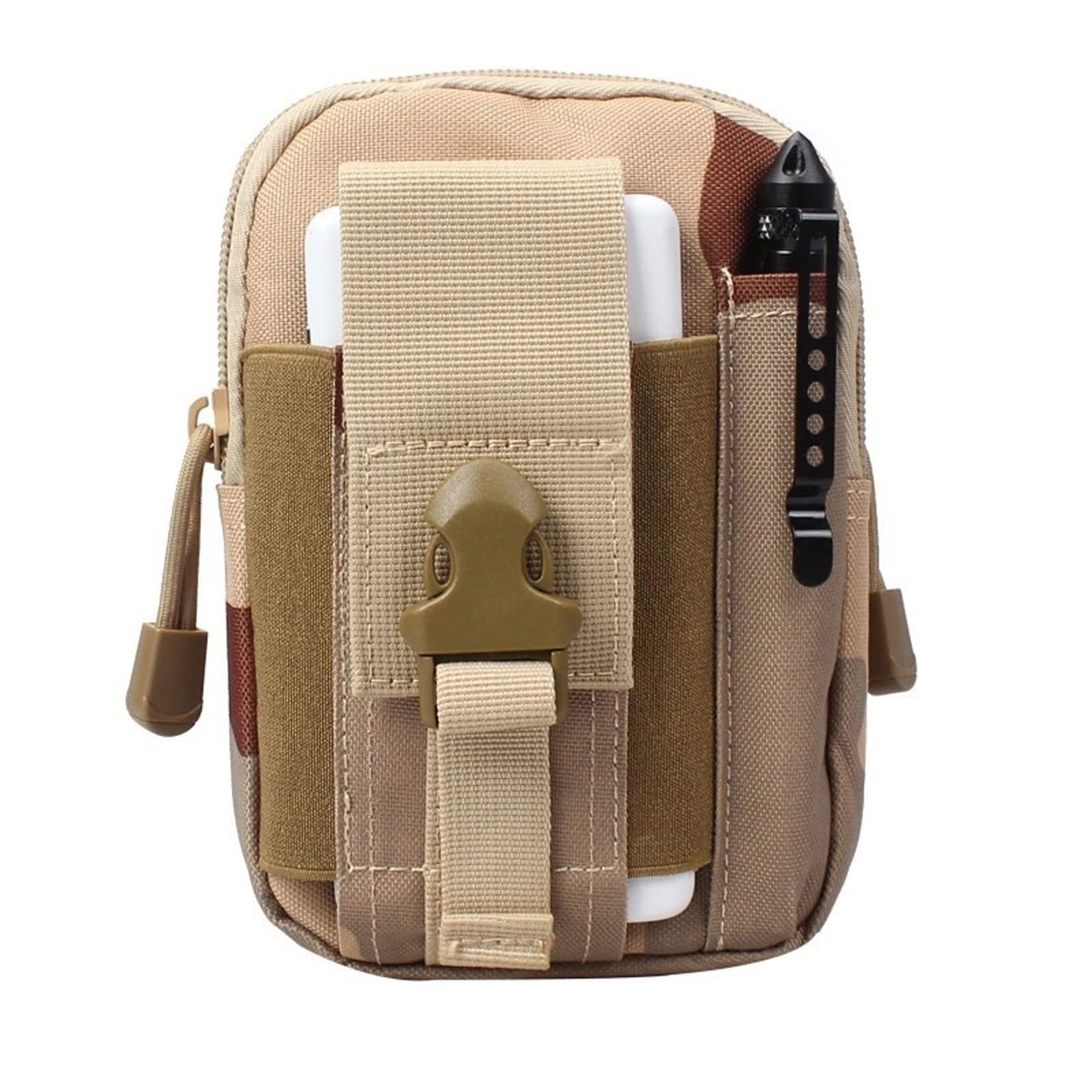 Sac banane pour homme étanche et tactique avec fermeture éclair pour voyage