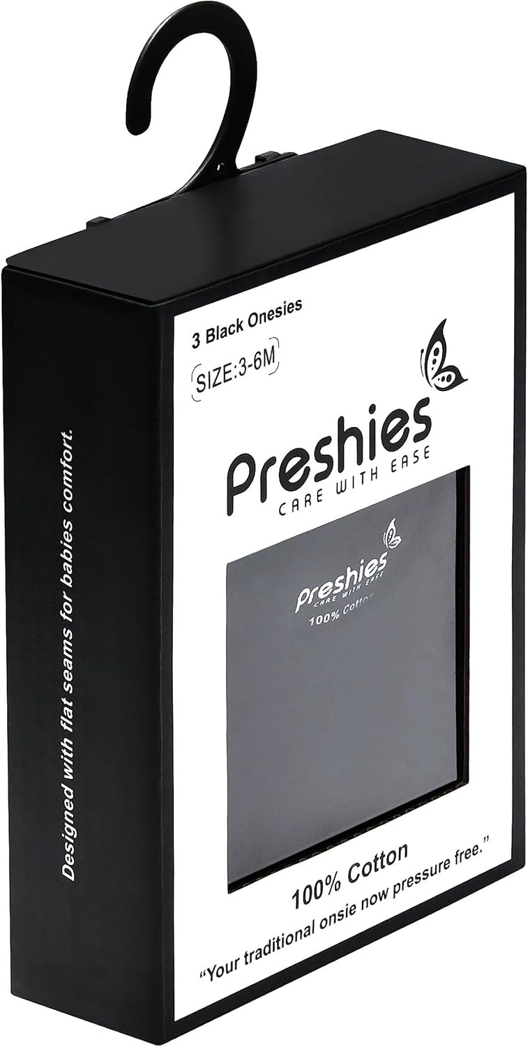 Baby 3-pack Black Sleeveless Onesies Bodysuit - Inner Vest - Image 2