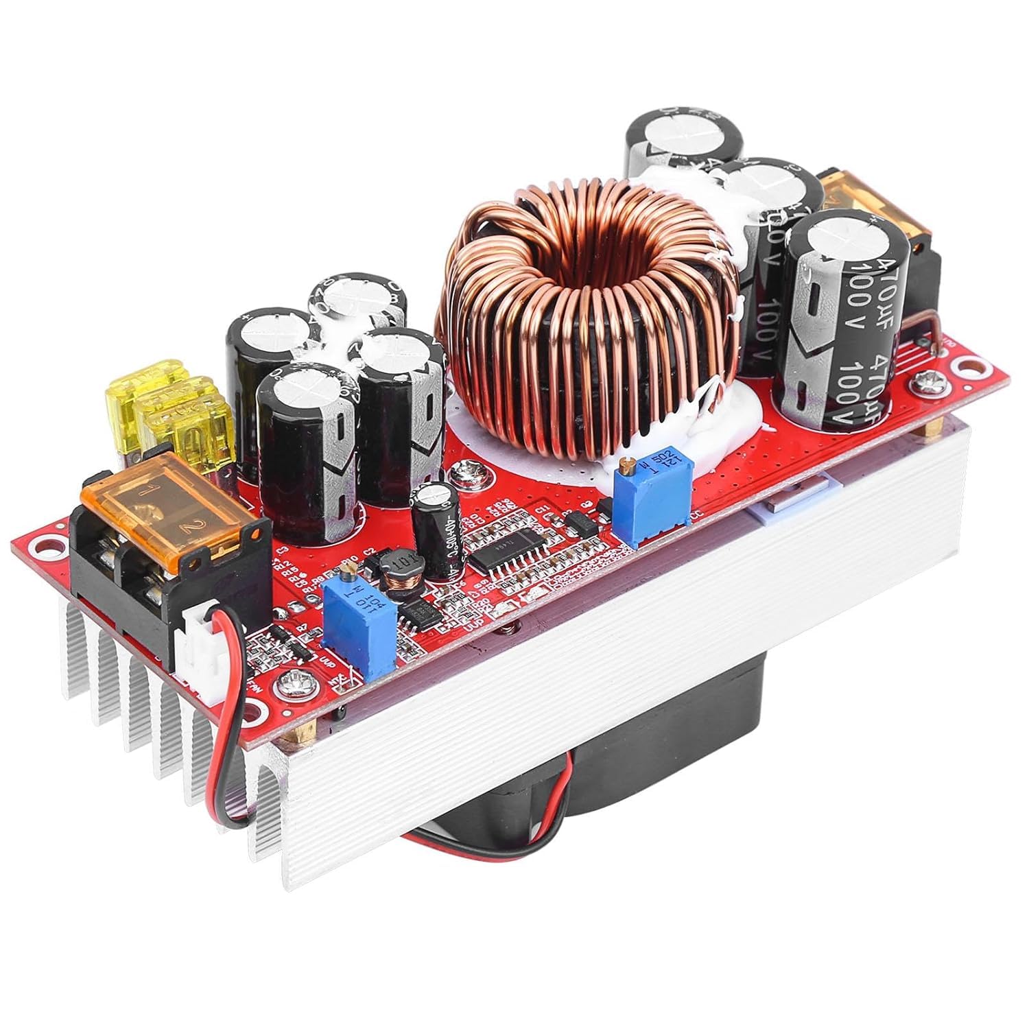 IDUINO 1500W DC-DC Boost Converter 10-60V to 12-97V Step Up Voltage Regulator Module - 30A CC CV Power Supply for Solar LED Charging, Non-Isolated High Efficiency-image-39