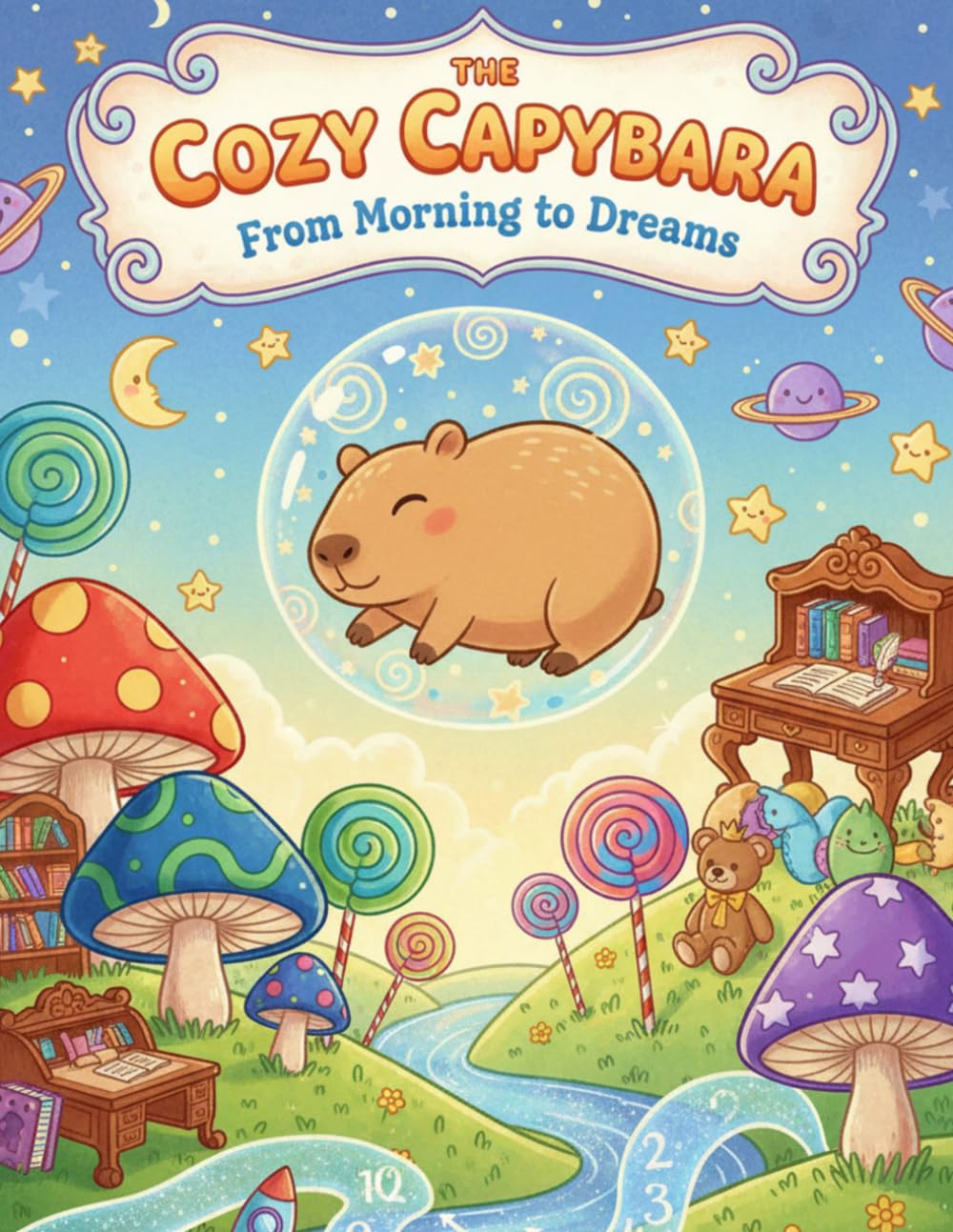 The Cozy Capybara: From Morning to Dreams