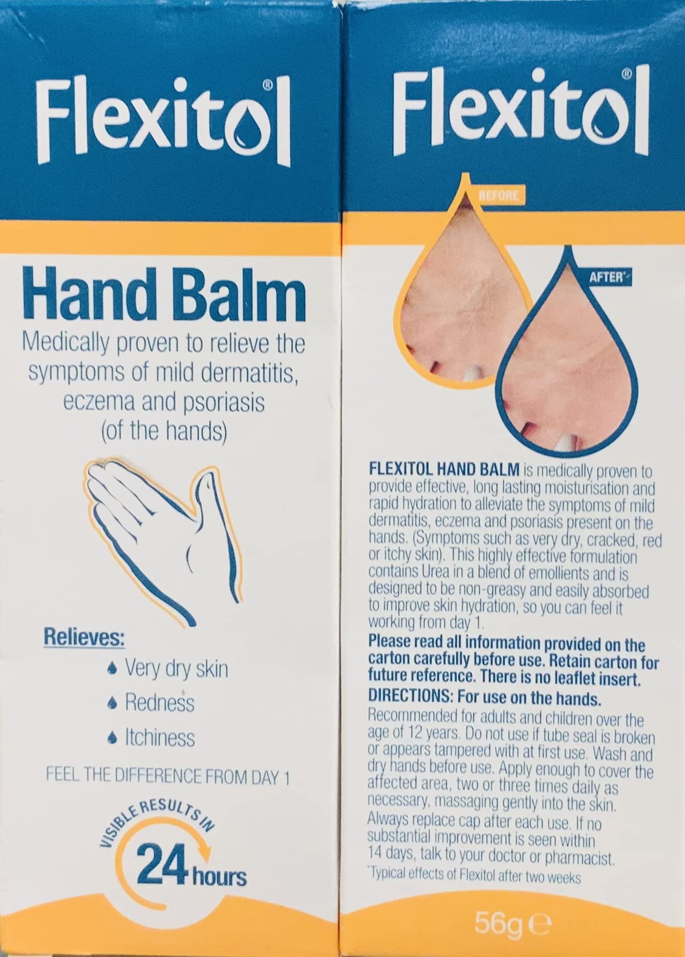 6 x Flexitol Hand Balm 56g
