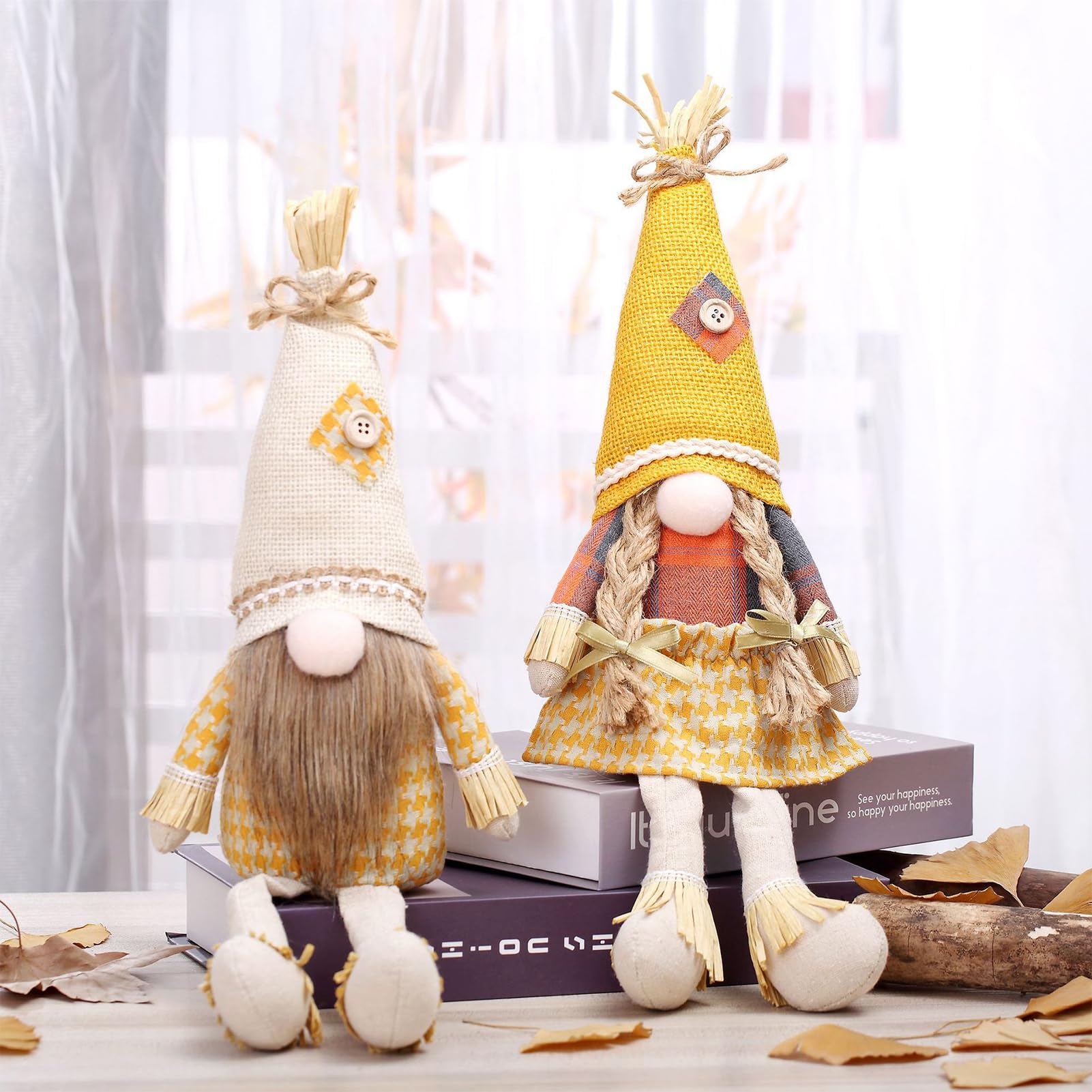 Stehender Herbstzwerg - Lustige Deko Mit Ausziehbaren Beinen