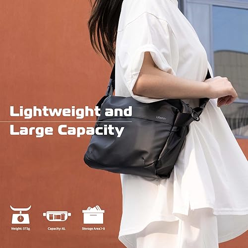 Miniatura 2 de ULANZI Versátil bolsa de hombro para cámara fotográfica, mensajero de viaje, portátil, accesorios elegantes cruzados DSLR Sling Bag compatible con