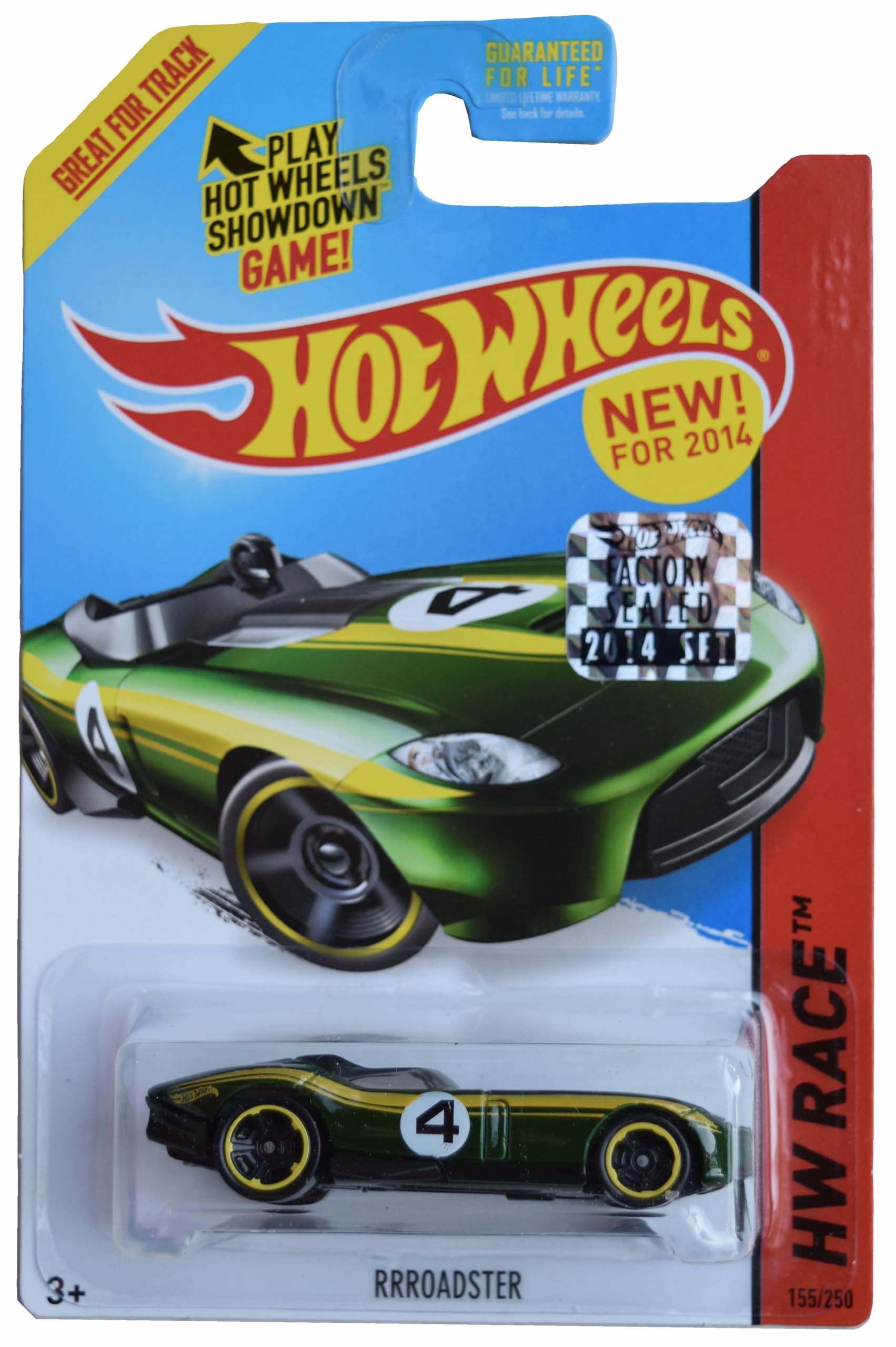 Amazon.com: Hot Wheels Rrroadster, HW Race 155/250 [Green] : Toys