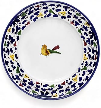 Artistica Arabesco Blue - Hand Painted Dinner Plate Made in Italy