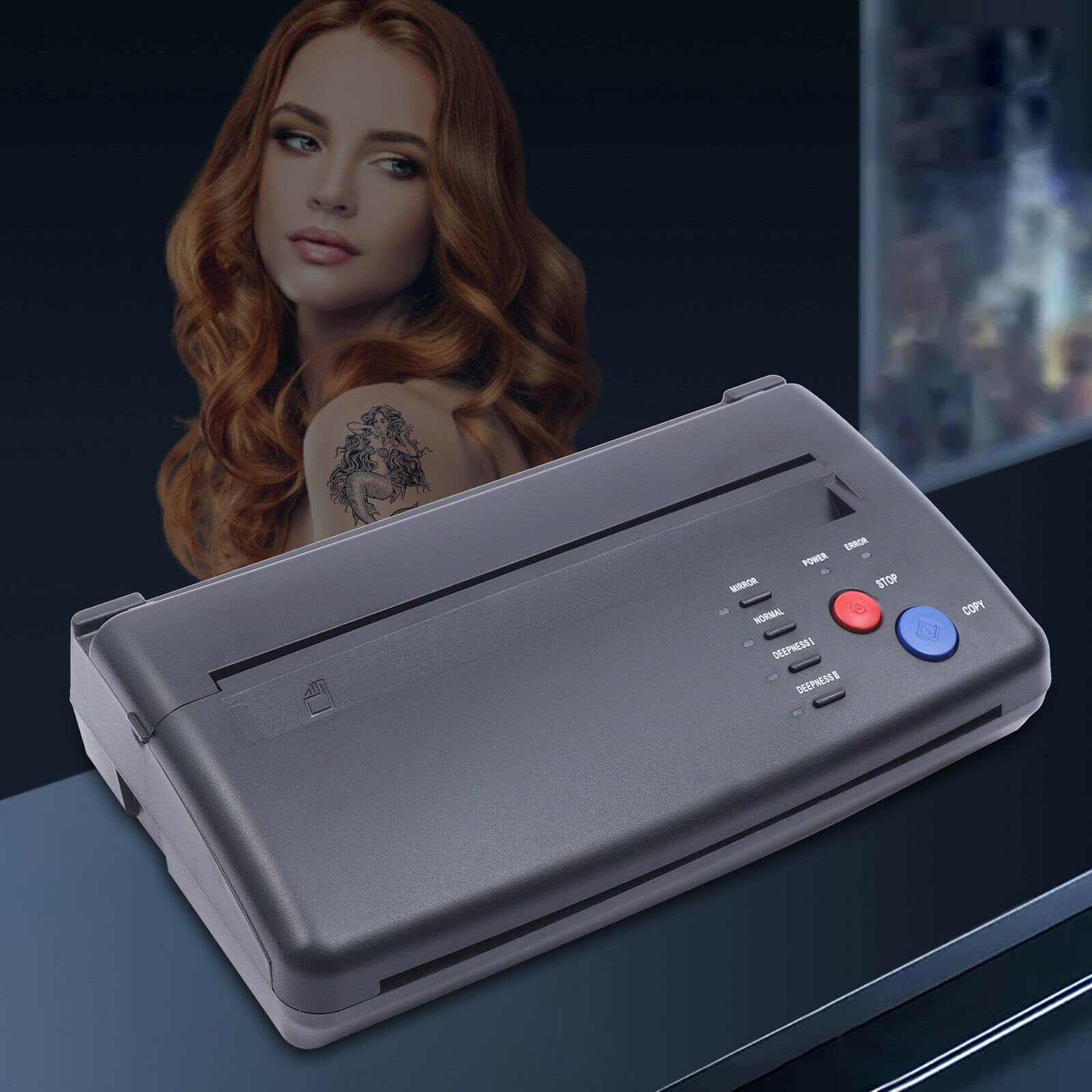 Máquina de tatuaje A4 con estrías térmicas para fotocopiadora, impresora de transferencia térmica, máquina de transferencia térmica, plantillas térmicas, copiadora, tatuaje
