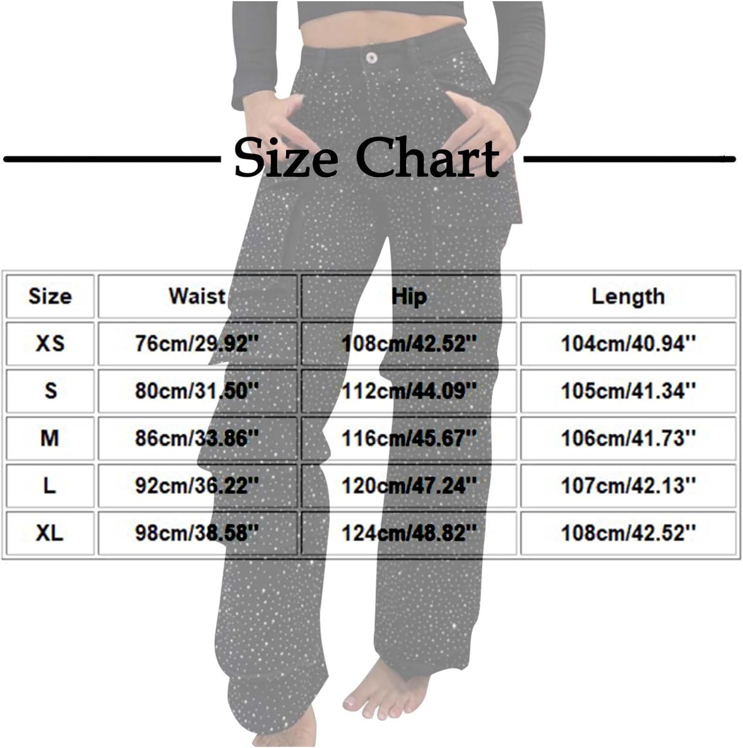 FZYLQY Women High Waisted Rhinestone Jeans Black Straight Chic Baggy Wide Leg Bling Denim Pants Loose Fit Pearl Jeans