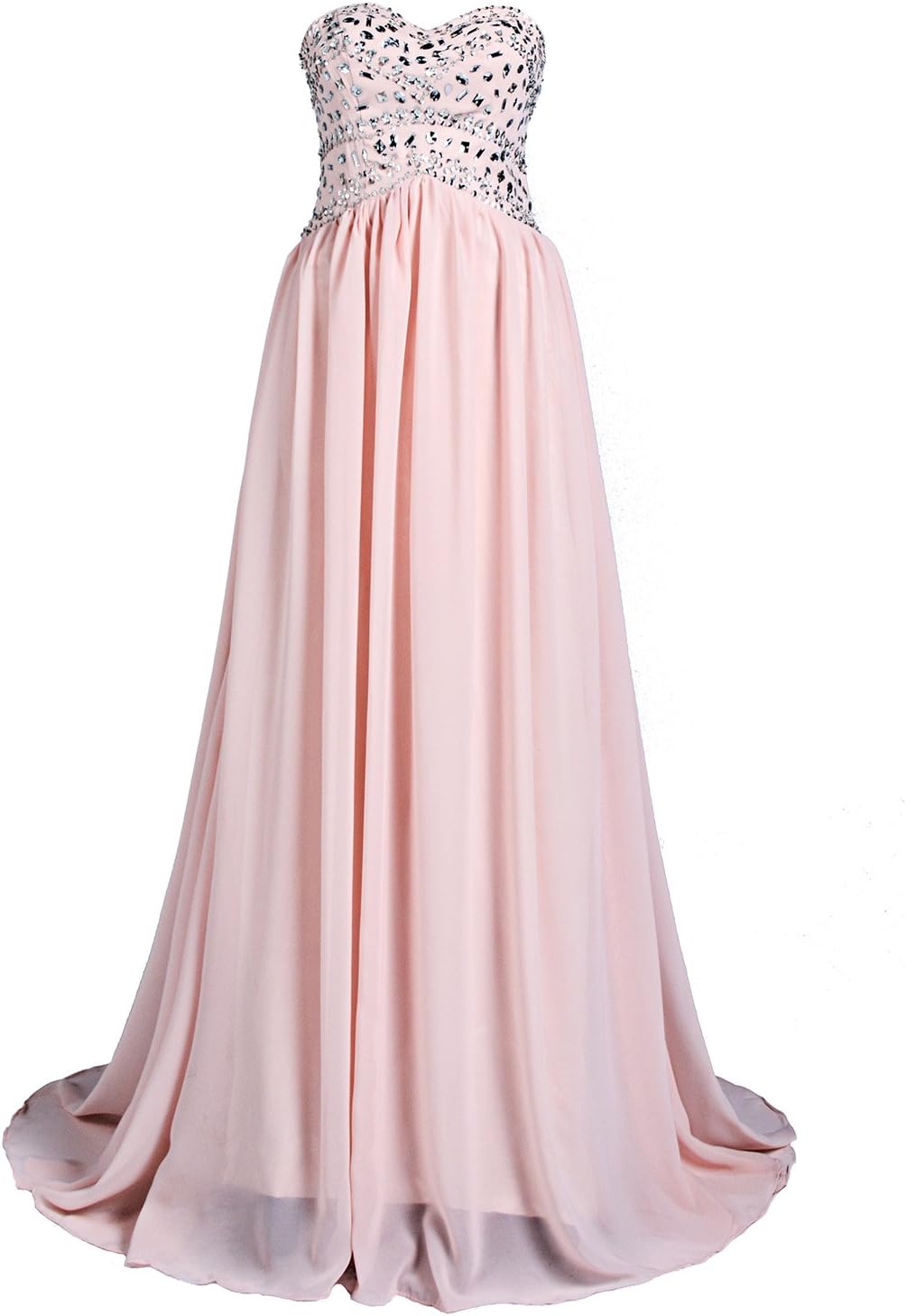 Clearbridal Women's A-Line Short Tulle Prom Dress Beaded Crystal ,6,Burgundy