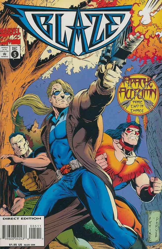 Blaze #5 VF ; Marvel comic book | Ghost Rider Spin-Off