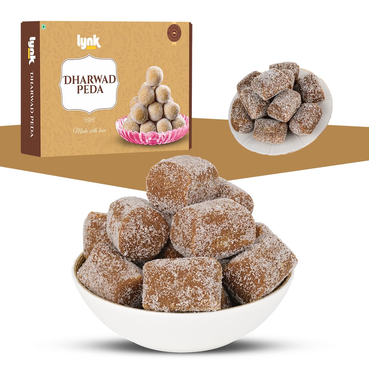 Lynk Dharwad Peda |Best Peda sweets | Premium Handcrafted Indian Mithai | Great Sweets Gift Pack | Sweets in Fresh | Milk Sweets | Sweets Indian Mithai | Sweets Box | Sweet Pack | Sweets Mithai (200g Box) (B0DBLTCJHM) Amazon Price History, Amazon Price Tracker