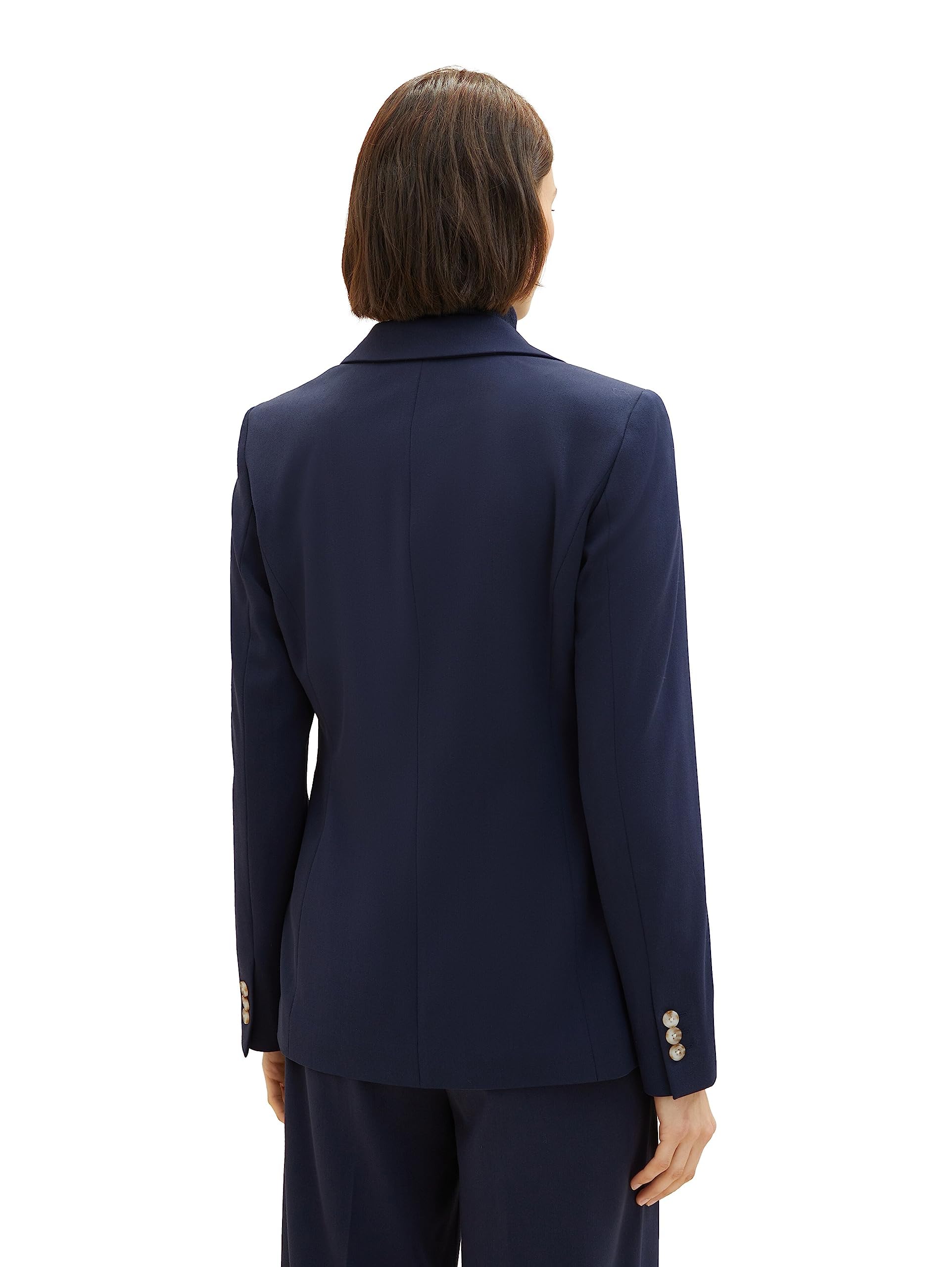 TOM TAILOR Damska marynarka Basic, 10668 - Sky Captain Blue, 40