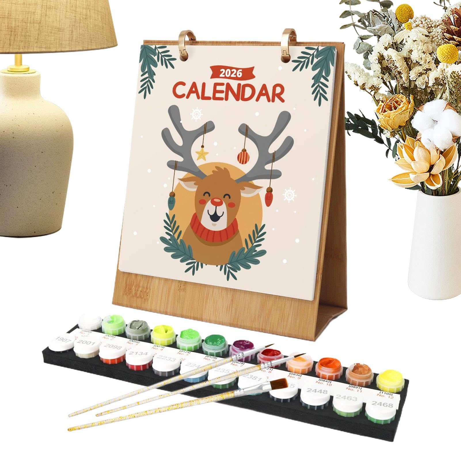Calendario 2026 Calendario Para Para Niños | Agenda Creativa Con 12 Láminas Pintadas A Mano Para Profesores Adultos Y Niños Agenda Divertida Para Profesores Escuela