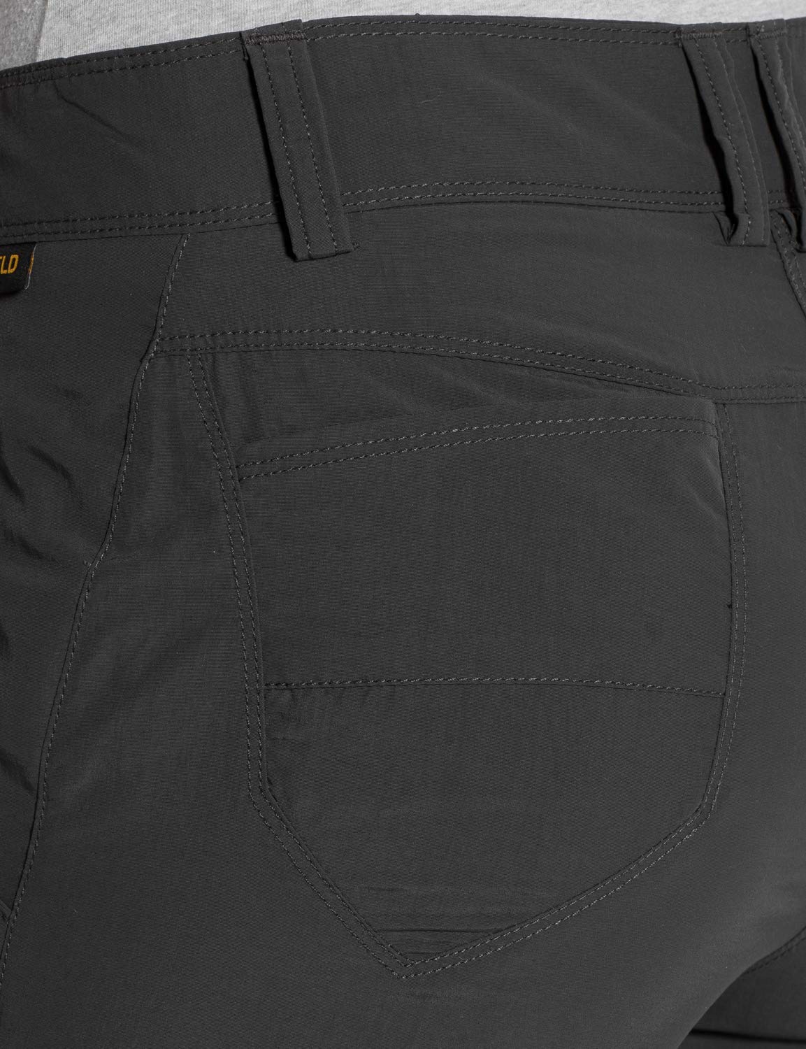 Jack Wolfskin - Pantaloni da Ragazza Marrakech Zip off Pants Protezione UV Outdoor ad Asciugatura Rapida per Il Tempo Libero e da Viaggio, Bambina, Pantaloni, 1503642-6350042, Phantom, 42
