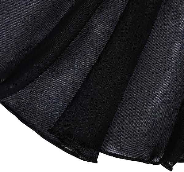 Mallot de ballet/danza con tutú para chica / vestido sin mangas con rayas multicolor, 2-11 años - 4