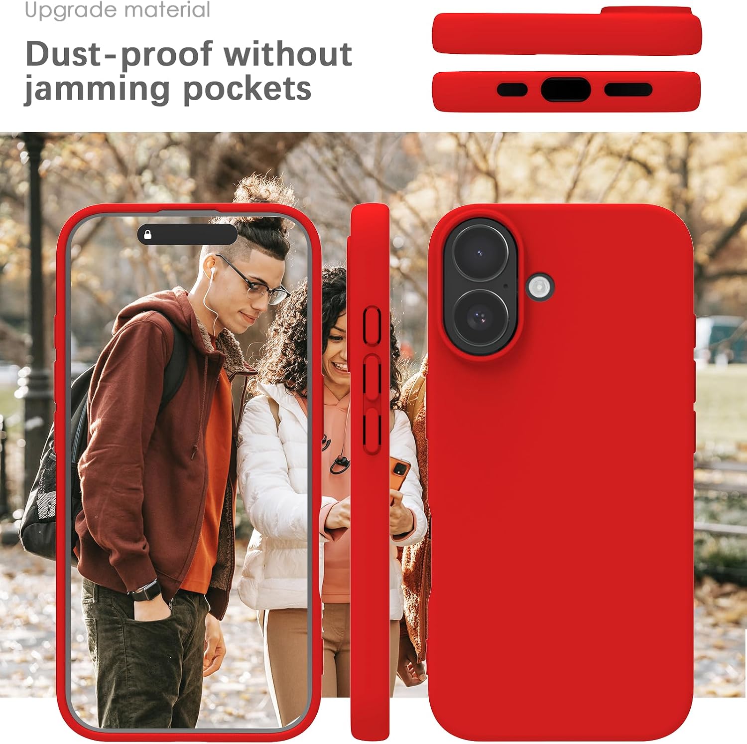 YATWIN Silicone Case dust-proof material