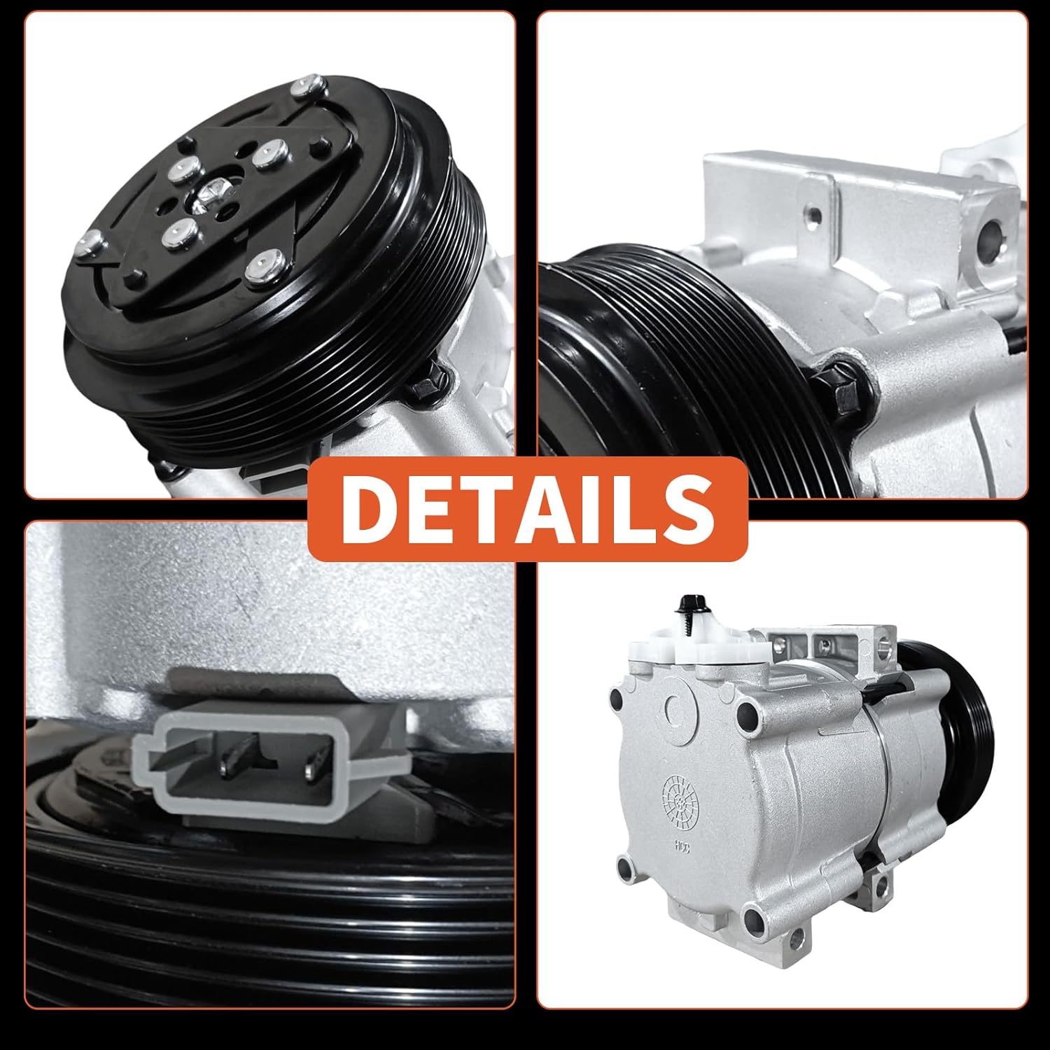 CO101510C AC Compressor Air Conditioner Fit for 1997-2006 Ford F-150, 2004 Ford F-150 Heritage 4.2L V6