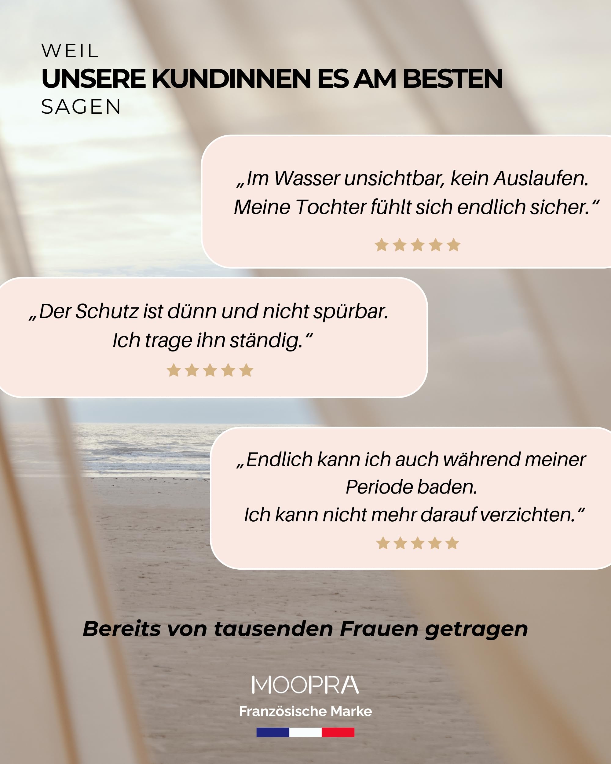 Perioden Badeanzug 1-teilig Damen & Mädchen mit AquaSecure Technologie | Menstruations Badeanzug | Leichter bis Mittlerer Fluss | Anti-UV | Schwimmen, Strand & Meer | Öko, Komfort, Softfit, Oeko-TEX