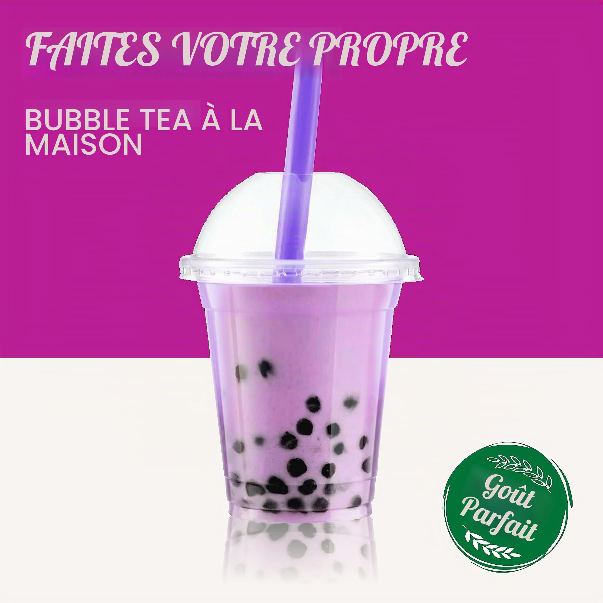 INSPIRE FOOD Poudre Taro pour Bubble Tea | Mélange Milk Tea Premium | Poudre Milk Tea Taro Premium pour Bubble Tea | Sans colorants artificiels | Parfait pour Milk Tea, Café Glacé