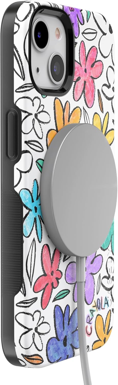 Casely iPhone 14 Case | Outside the Lines | Crayola Marker | Bold Protective Design | Compatible with MagSafe