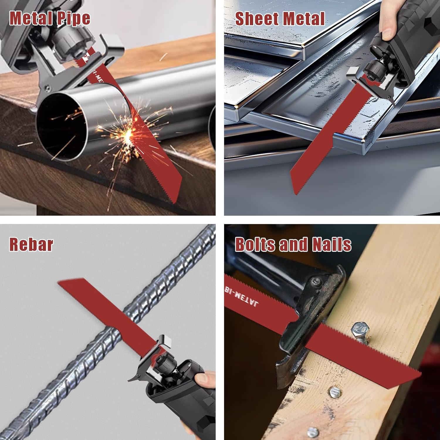 GoYonder レシプロソーブレード 9インチ 14TPI ソーブレード 金属パイプ、板金、鉄筋、バイメタルソーブレード用 耐摩耗