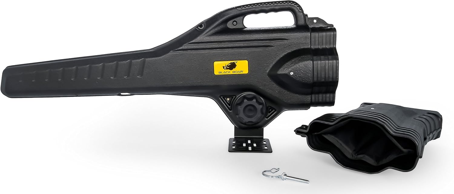Black Boar UTV/ATV Gun Case - Features Integrated Carry-Handle & Affixed Soft-Sided Inner Liner - Stores & Protects Most Rifles - Includes Mounting Hardware (66012)
