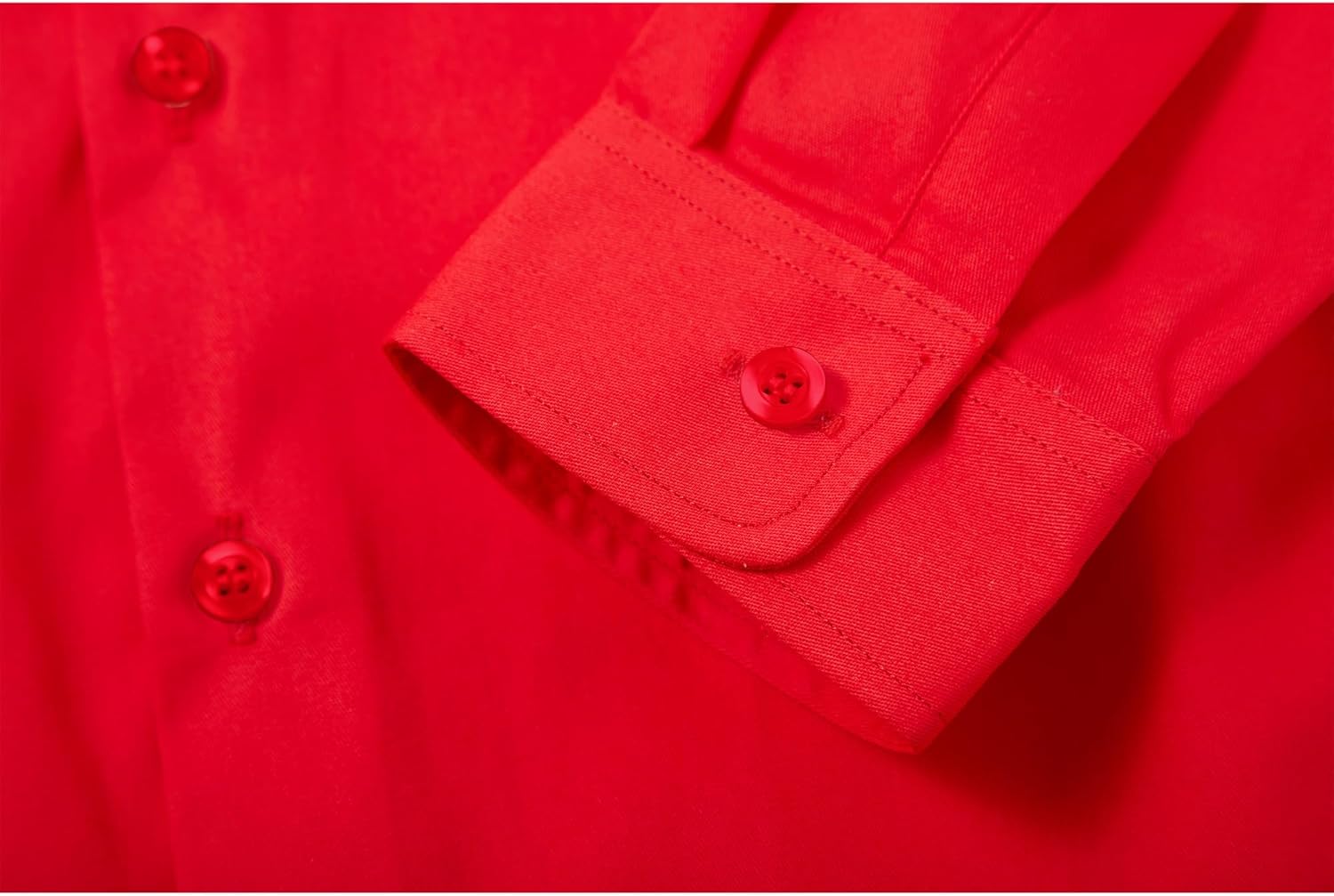 Boy's Long Sleeve Button-Down Shirt Kids Soild Collar Fashion Dress Shirts, Boys Short Sleeve Tops Size 2t-20 - Image 4