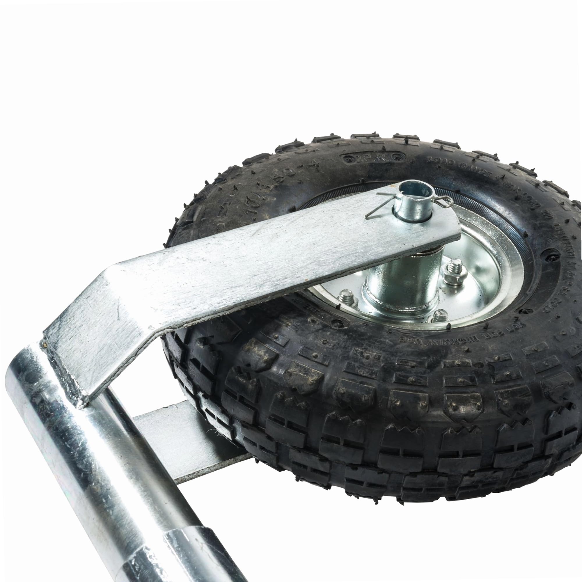 Rueda jockey inflable Ø260mm soporte Ø48mm WERKA PRO
