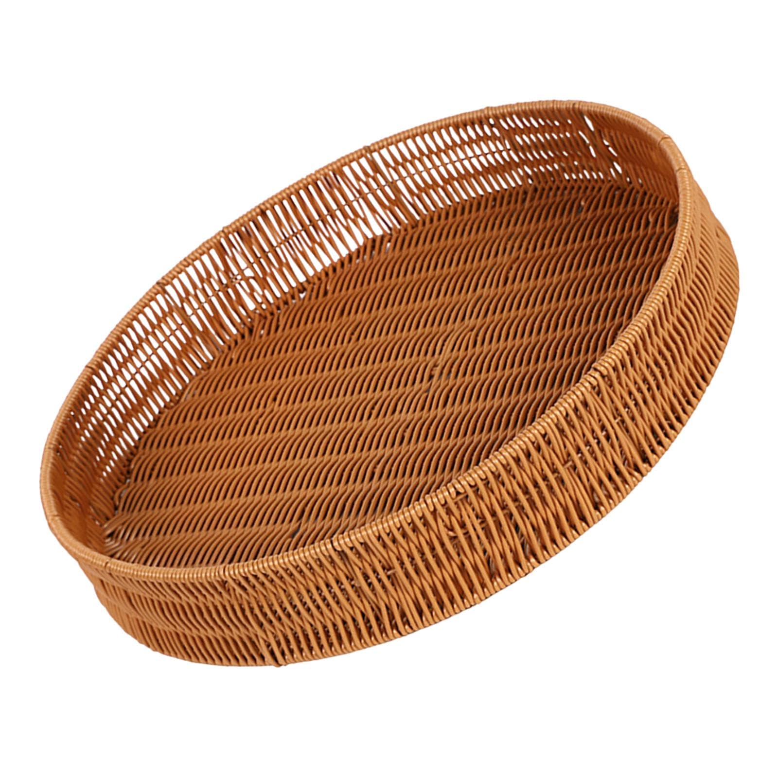 Panier de rangement en osier grand format pour linge et accessoires