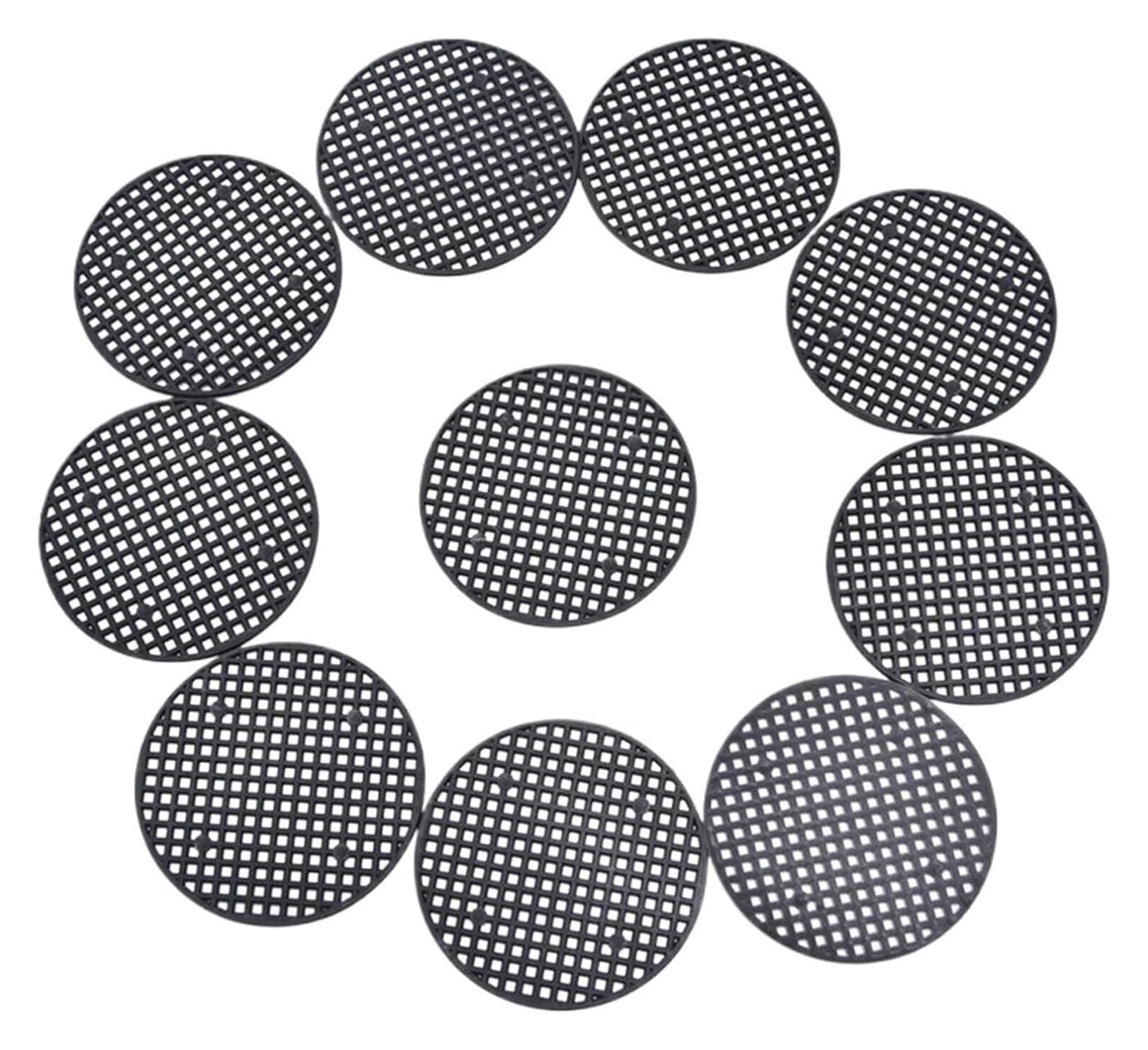 QCKNKMGG Gardening Flower Pot Hole Mesh Mat, Pot Grid or Breathable Leakproof Bonsai Pads Drainage Various Sizes Gardening(7.5cm)