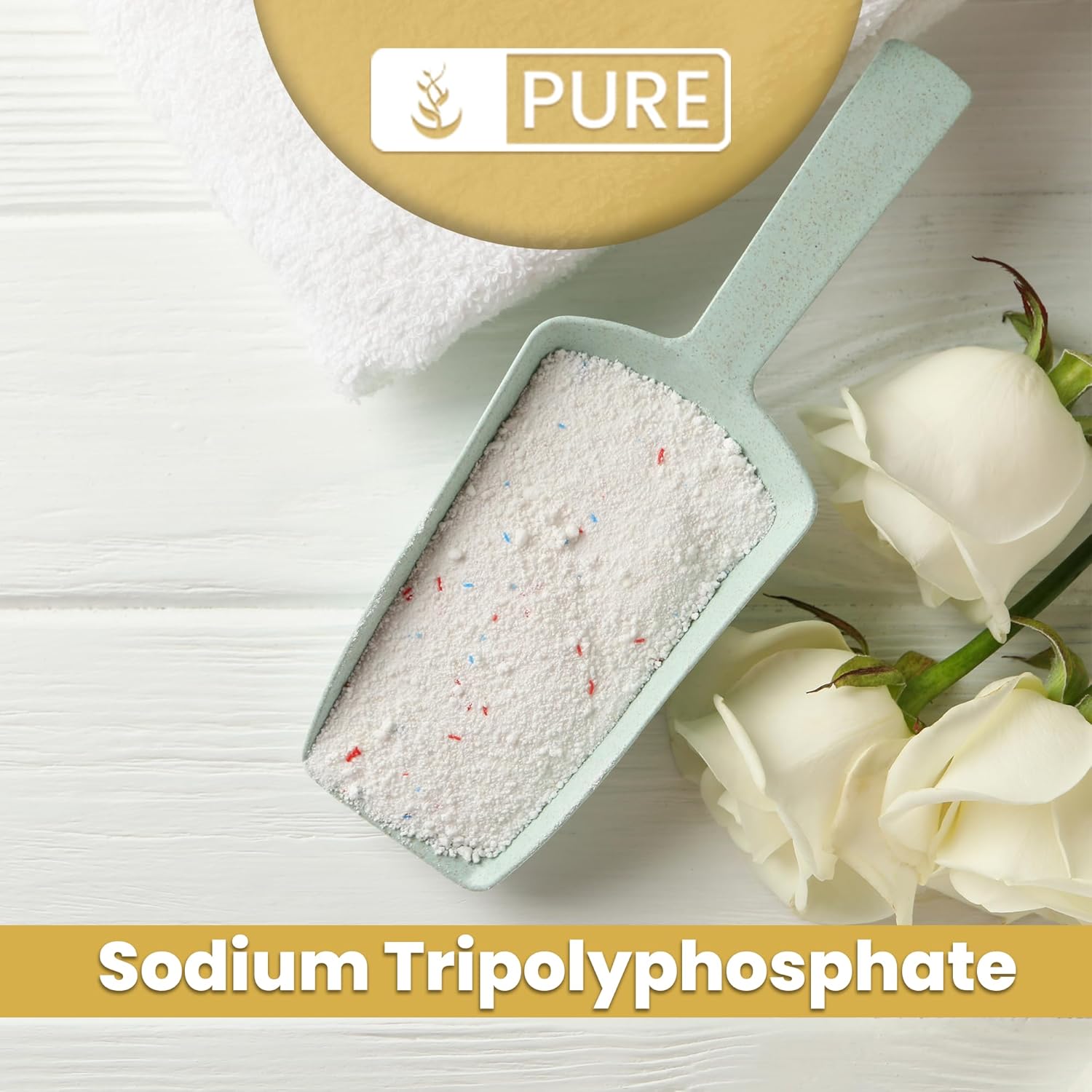 Pure Original Ingredients Sodium Tripolyphosphate Powerful Cleaning Agent, Water Softener, Laundry Additive (5 Pound)