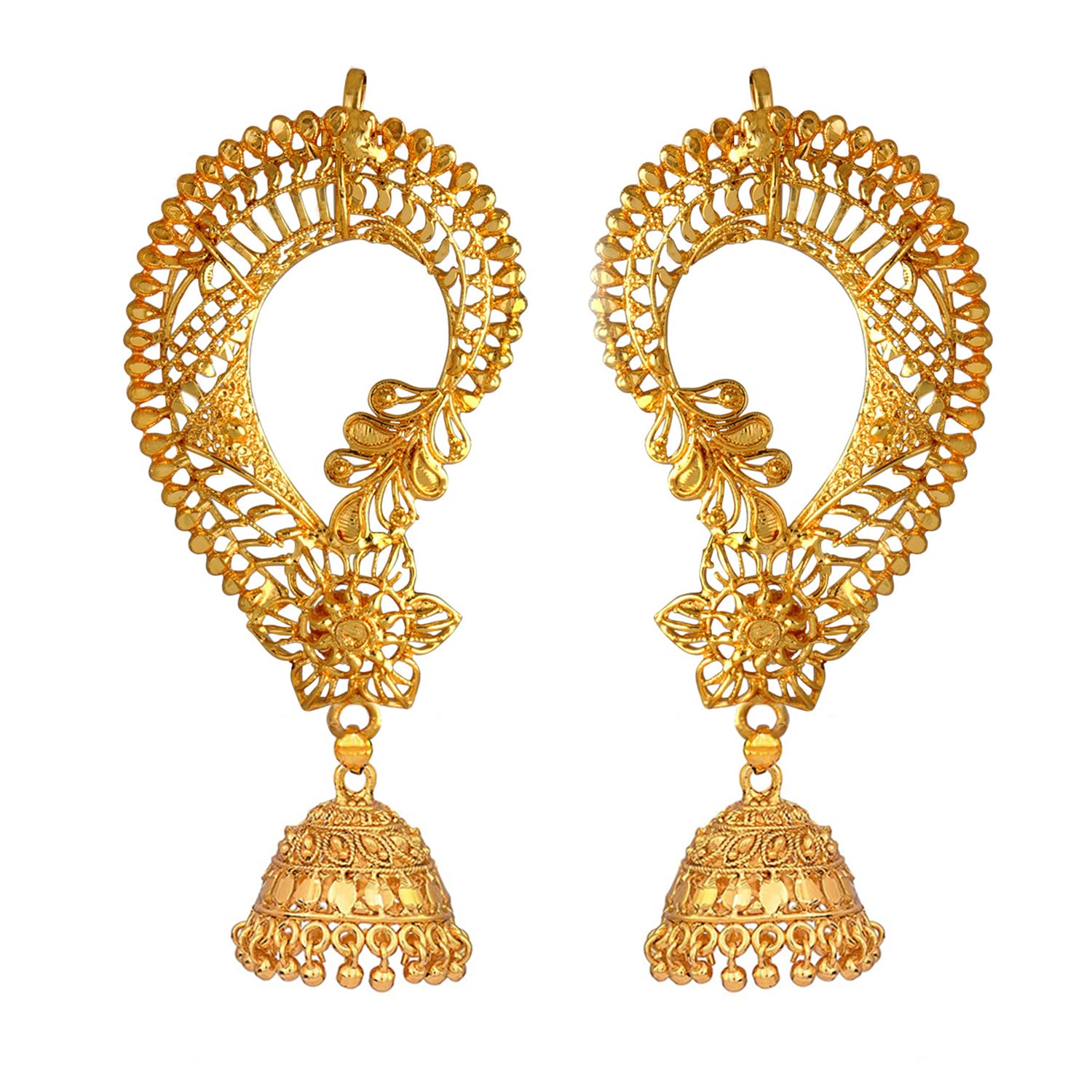 JFL - Jewellery for LessGold Plated Copper Earrings For Women