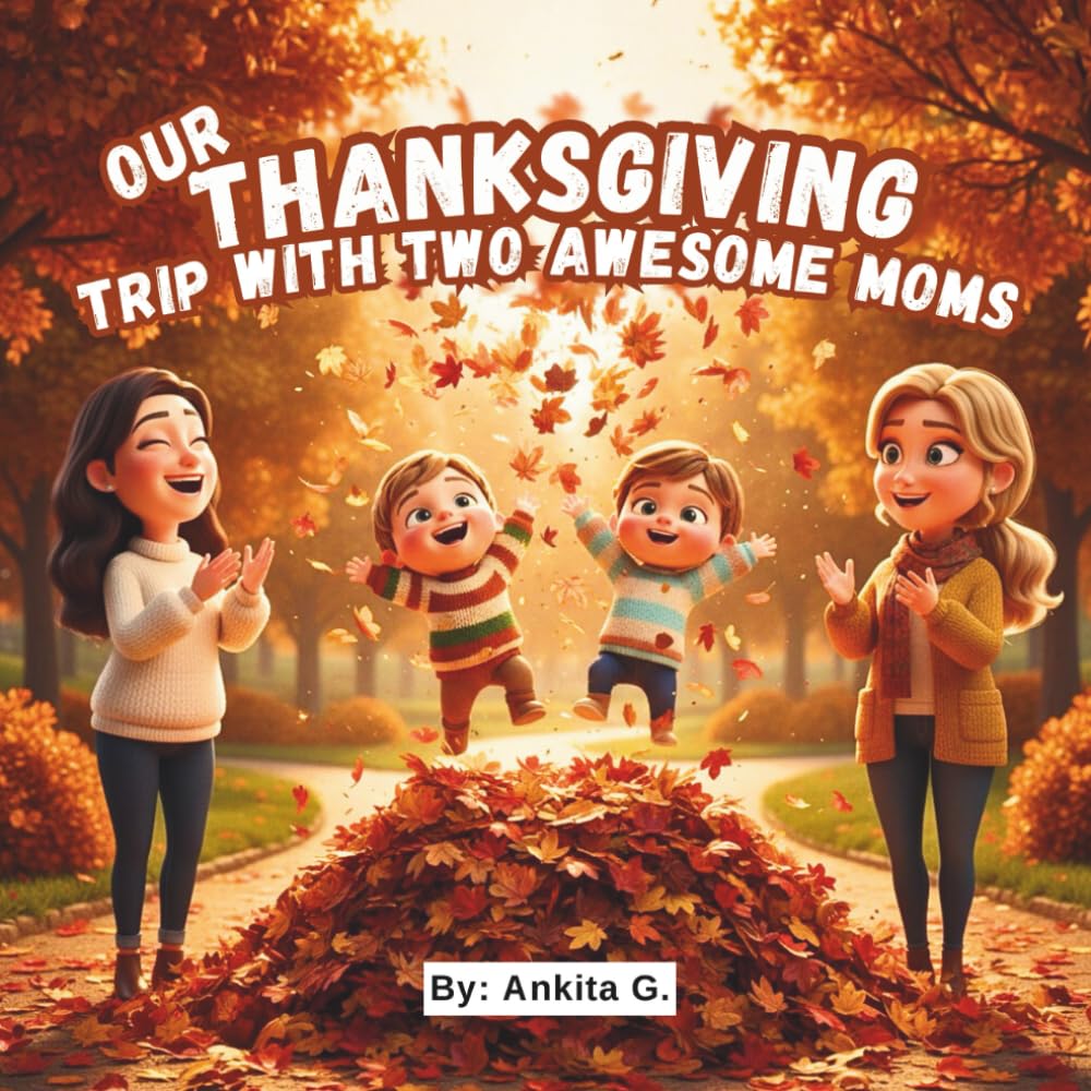 Our Thanksgiving Trip with Two Awesome Moms: Thanksgiving Story Book | LGBTQ Picture Storybook for Kids | Two Moms | Modern Family