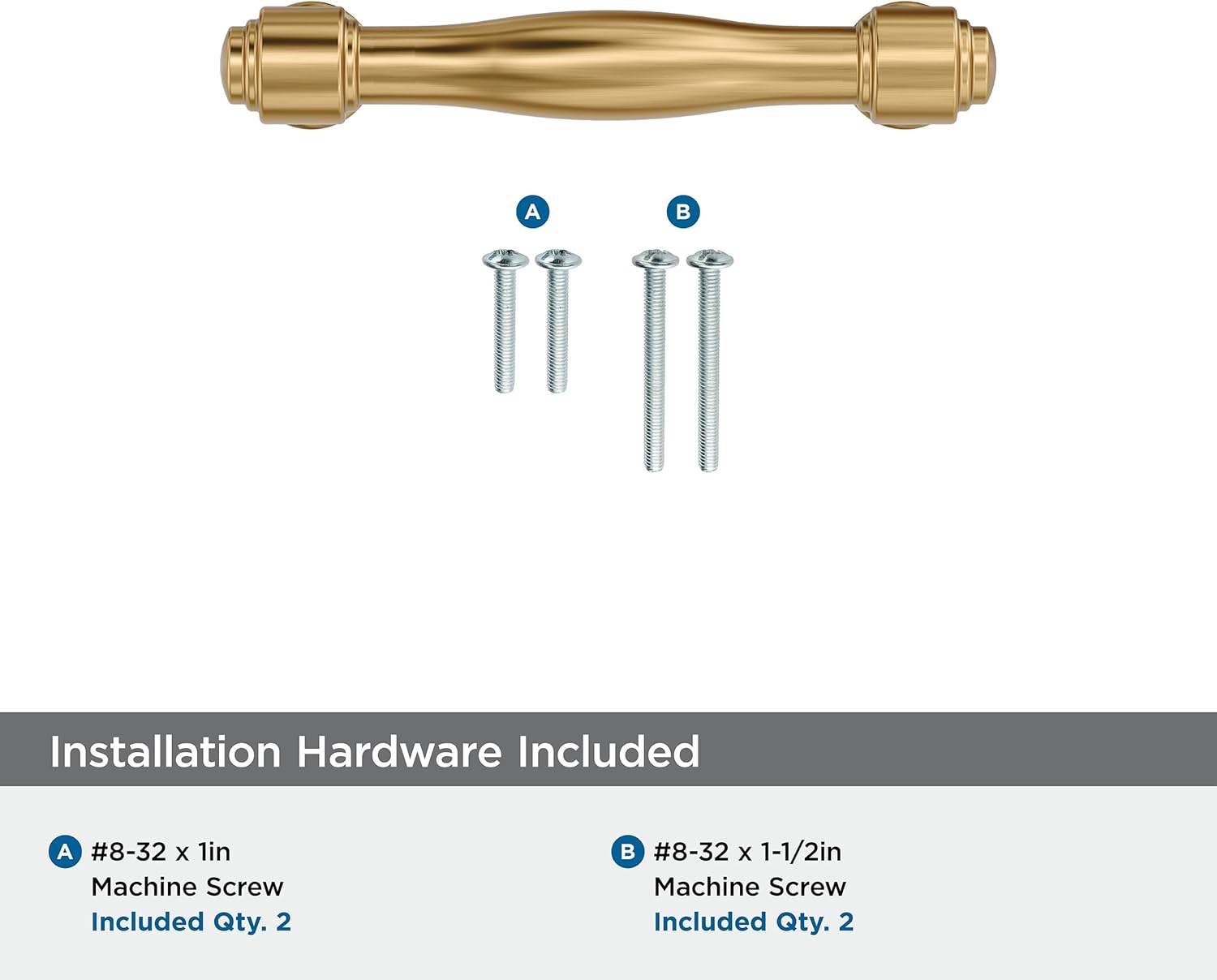 Amerock Enlivity 3 inch (76mm) Center-to-Center Champagne Bronze Cabinet Pull, BP37721CZ