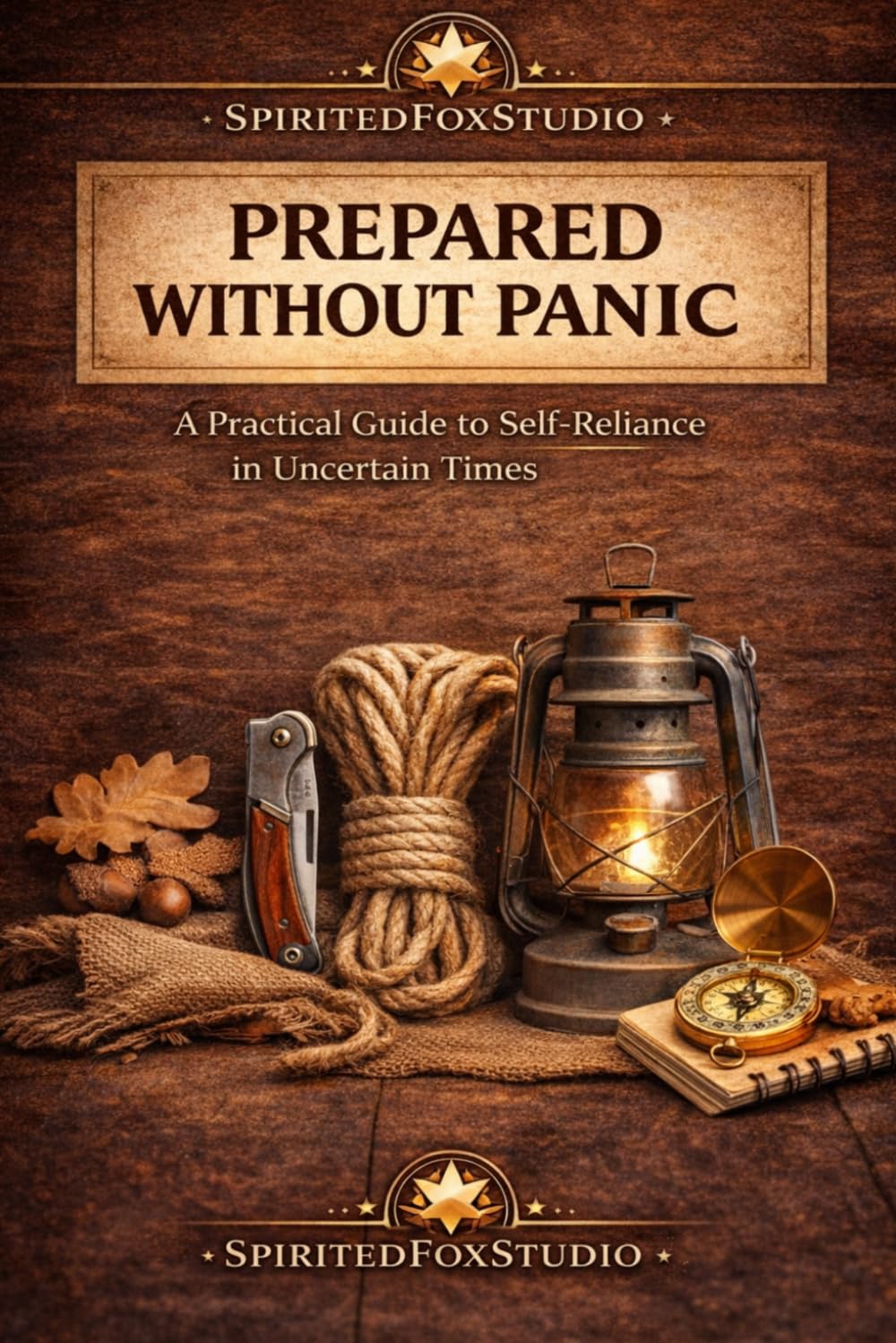Prepared Without Panic: A practical guide to self reliance in uncertain times (Selfcare by SpiritedFoxStudio)