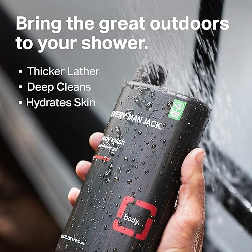 Miniatura 2 de Every Man Jack Colección - Juego de regalo de gel corporal incluye cuatro lavados corporales de tamaño completo con ingredientes limpios y aromas