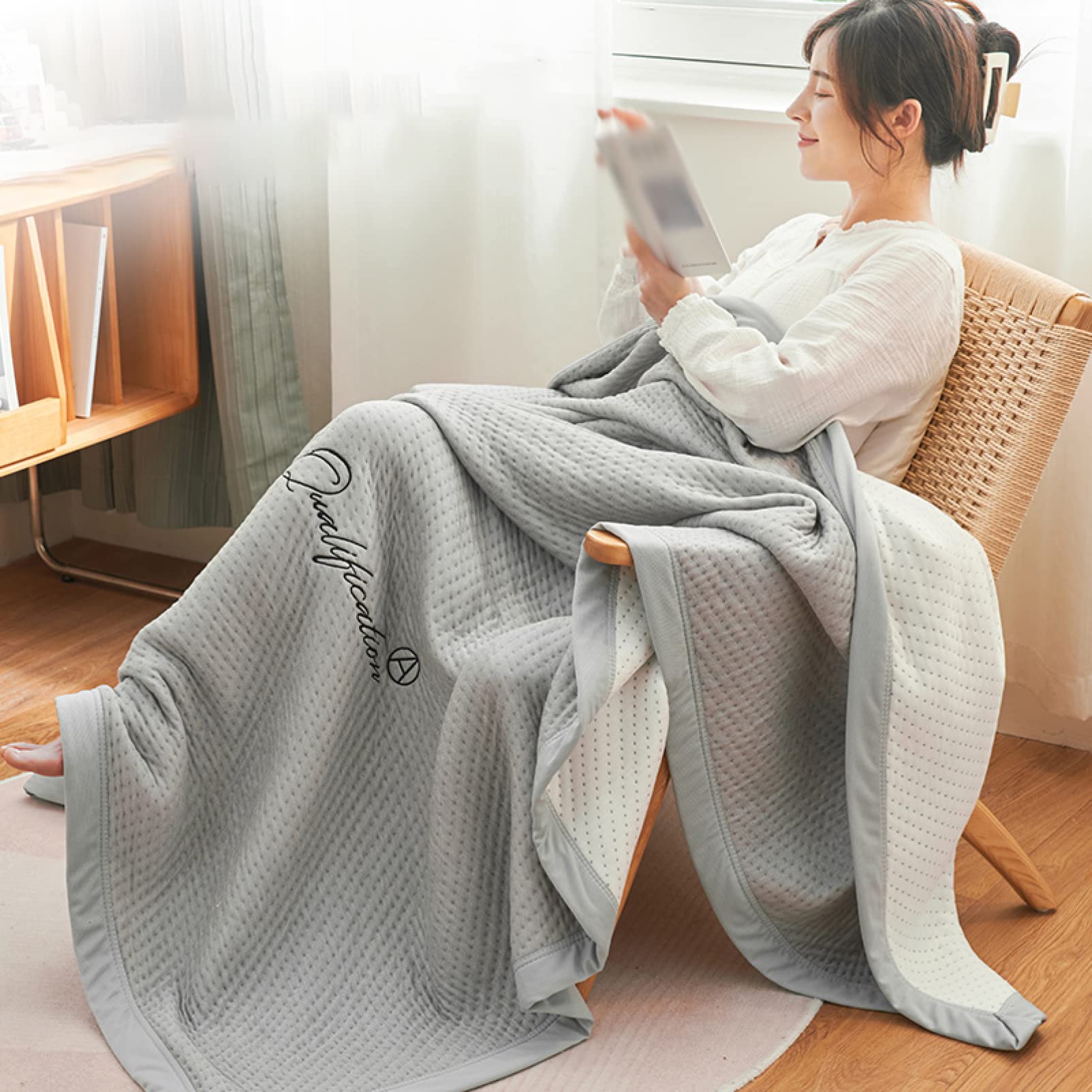 毛布 ブランケット ニット 掛毛布 大判 北欧 ひざ掛け 膝掛け 洗える 