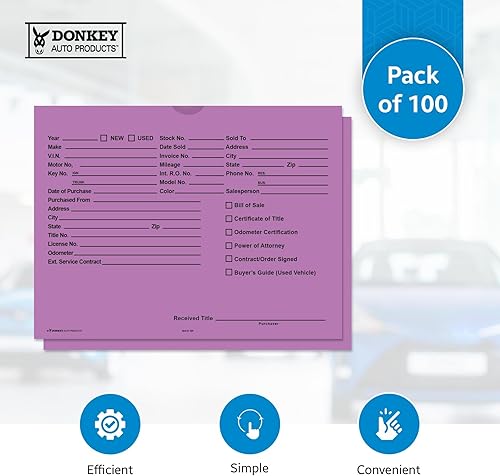 Miniatura 3 de Sobres impresos para vehículos de 9 x 12 100 envolventes retráctiles lavanda