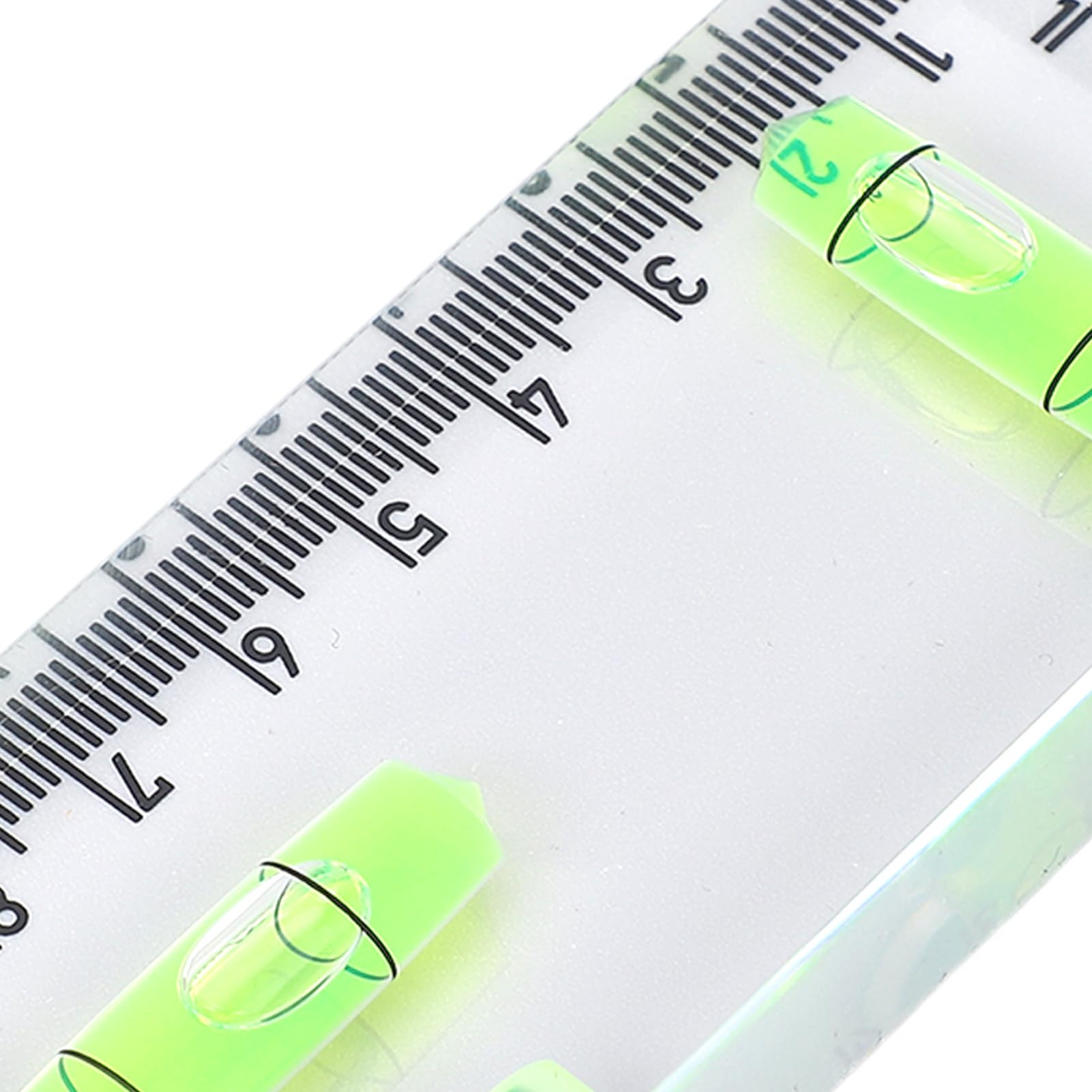 Nivel de Burbuja Magnético Mini, 95mm Nivel Pequeño con Imanes Fuertes, Nivel de Bolsillo Acrílico para Superficies Metálicas, Bricolaje, Fontanería