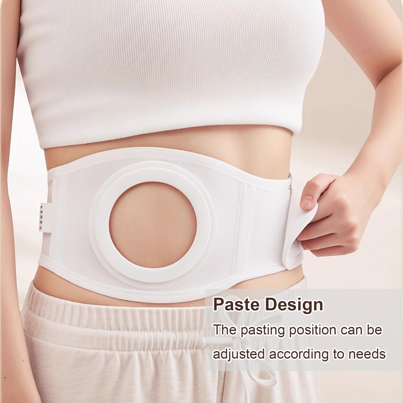 Fascia per Stomia per Uomini e Donne, Cintura per Colostomia Fascia Addominale Post Operatoria, per Pazienti con Colostomia per Prevenire L'apertura dello Stoma da Ernia Parastomale(M)