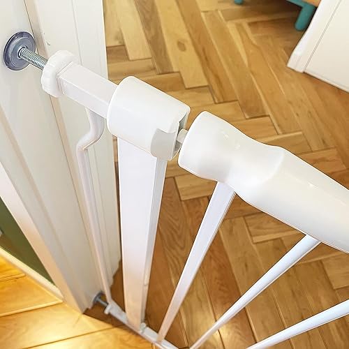Miniatura 6 de BalanceFrom Puerta de seguridad fácil de caminar para puertas y escaleras con funciones de cierre automáticoretención abierta, varios tamaños, color