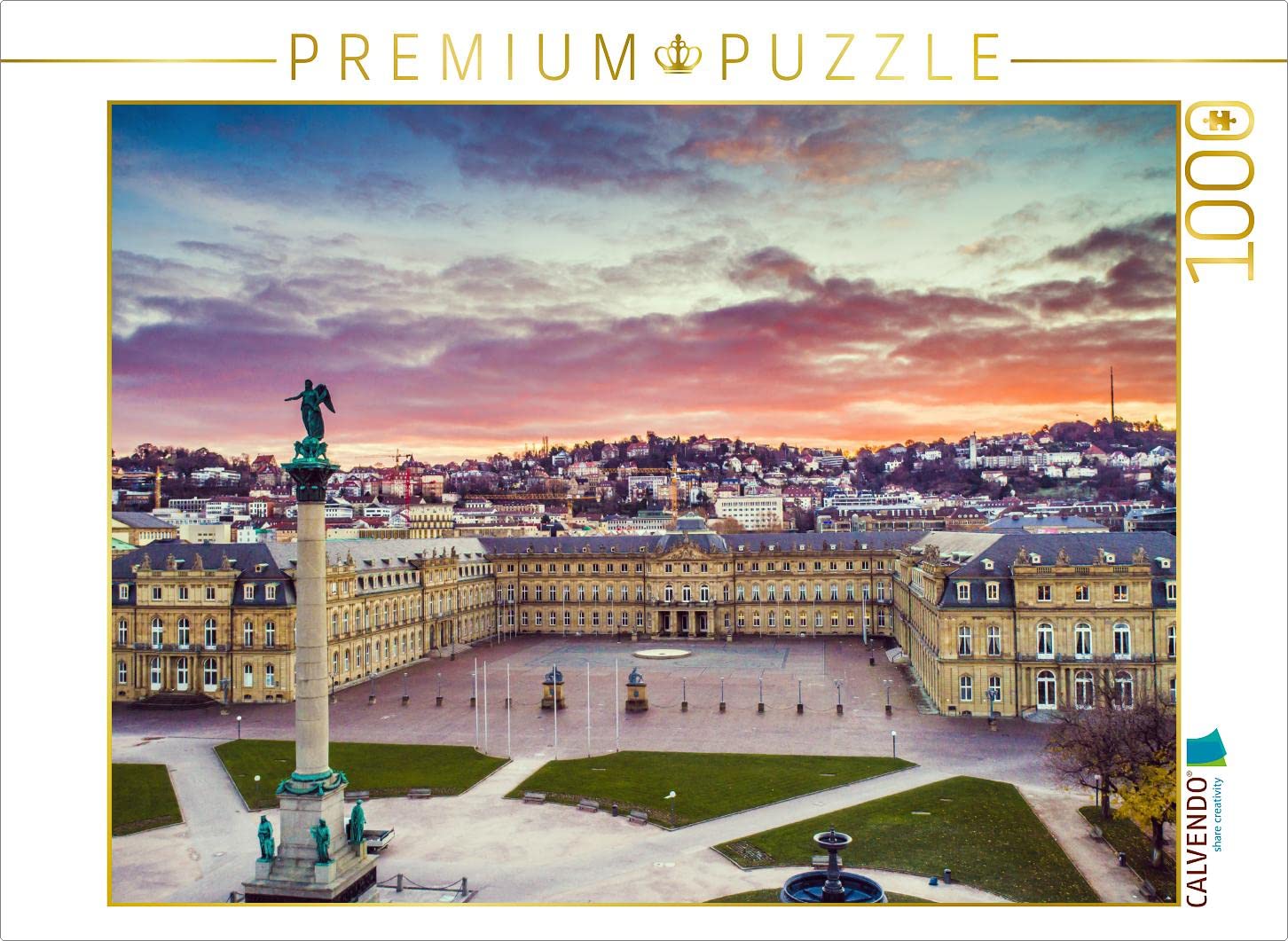 CALVENDO Puzzle Stadtzentrum 1000 Teile – Premium-Puzzle 64x48 Cm Für Erwachsene & Familien