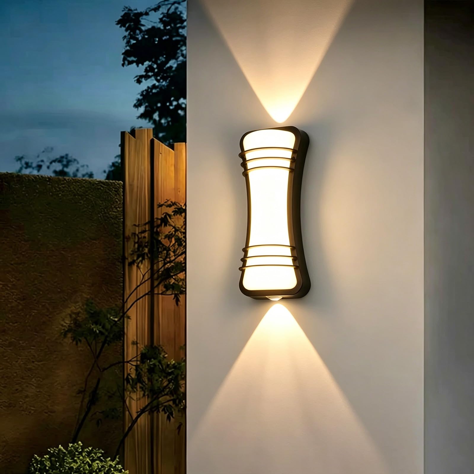 SDUYTDG LED Exterior Lighting Fixtures, IP65 Waterproof Outdoor Wall Sconce, 3000K Porch Lamps for Outside, Modern Wall Mount Lighting for Entryway Garage House