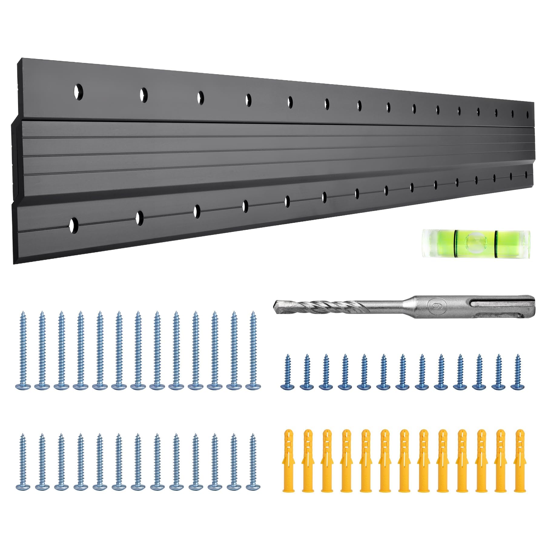 Anteabee French Cleat Bracket Heavy Duty 41 Inch, Mirror Hanging Kit for Hanging Picture Frame Mirror Whiteboard Headboard, Interlocking Aluminum Z Clips with Hardware Support 250lbs