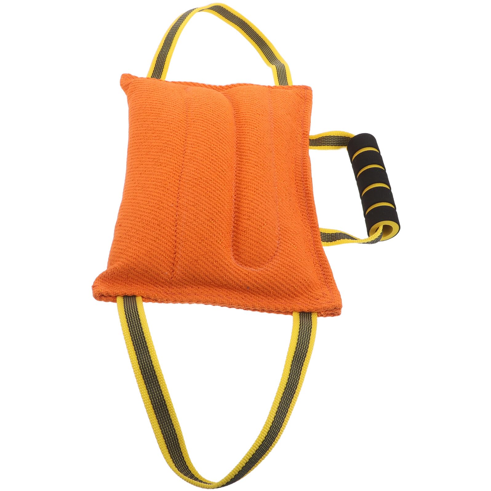 Coussin à Mâcher Professionnel pour Dressage de Chiens Mordants Manchon Résistant aux Morsures en Tissu Doux Orange Accessoire Interactif pour L’Entraînement Intérieur et